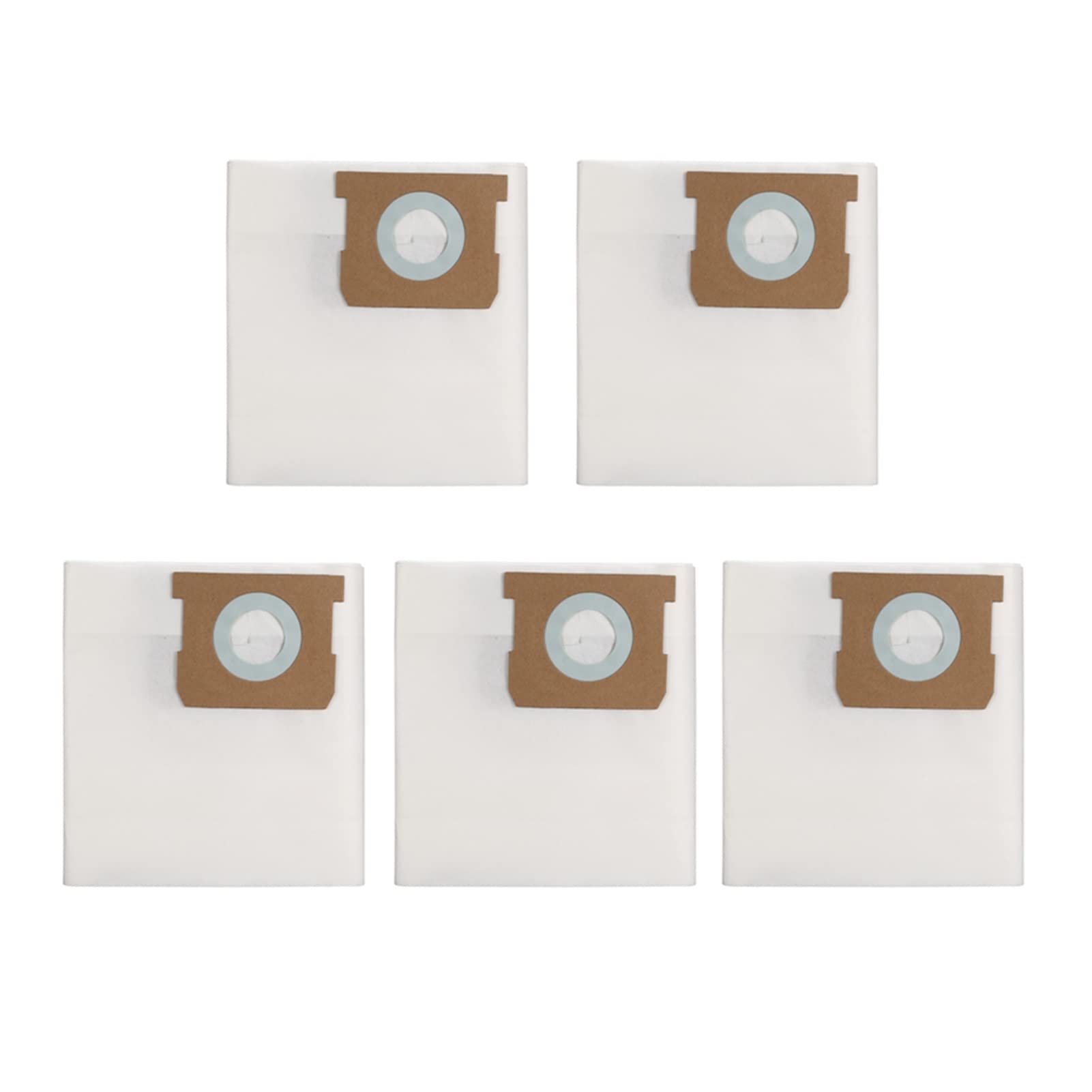 Karcher WD1/MV1 Wet Dry Vacuum Cleaner Dust Bags - 5 Pack Replacement Filter Bags for Karcher WD Series Vacuums | Home Appliance Parts for Cleaning Floors, Carpets & Workshop Areas