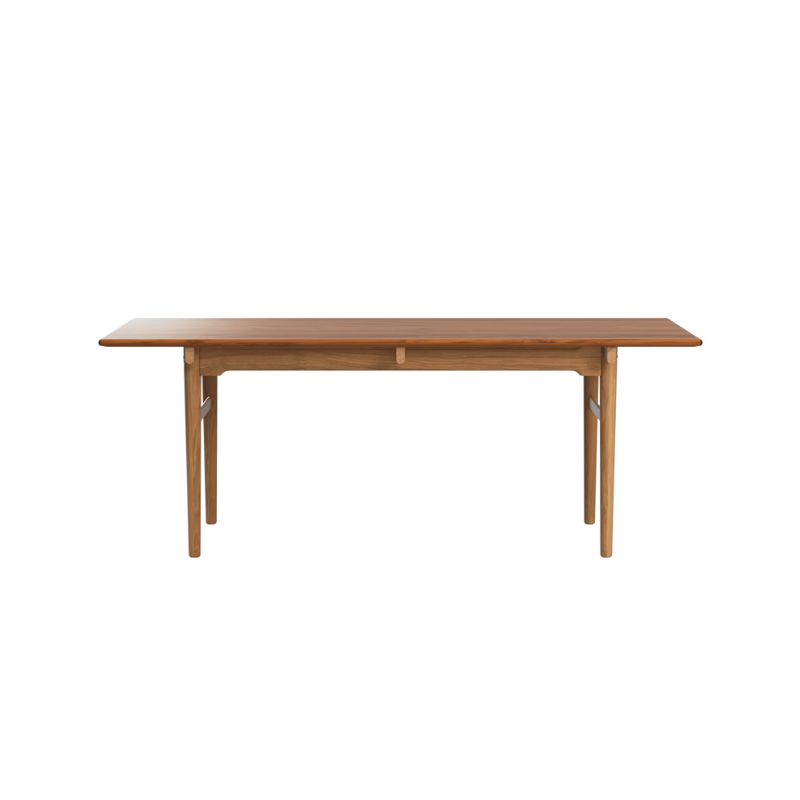 CH327 Modern Dining Table Set - 6 Seater Wooden Kitchen Table with Extendable Leaf for Family Meals & Entertaining | Perfect for Dining Room, Kitchen, and Small Spaces