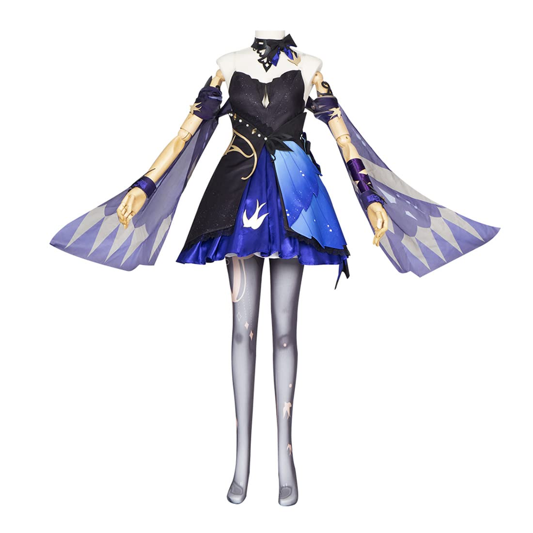 Genshin Impact Keqing Cosplay Costume - Official Game Character Outfit for Halloween, Masquerade & Role Play | Perfect for Conventions, Cosplay Events & Themed Parties