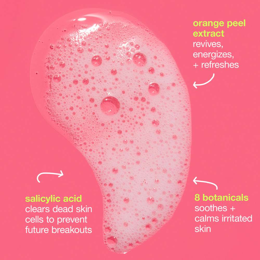 Breakout Clearing Foaming Wash - Acne Treatment Face Cleanser for Oily & Sensitive Skin | Daily Deep Pore Cleansing for Clear & Healthy Skin | Perfect for Morning & Night Skincare Routine