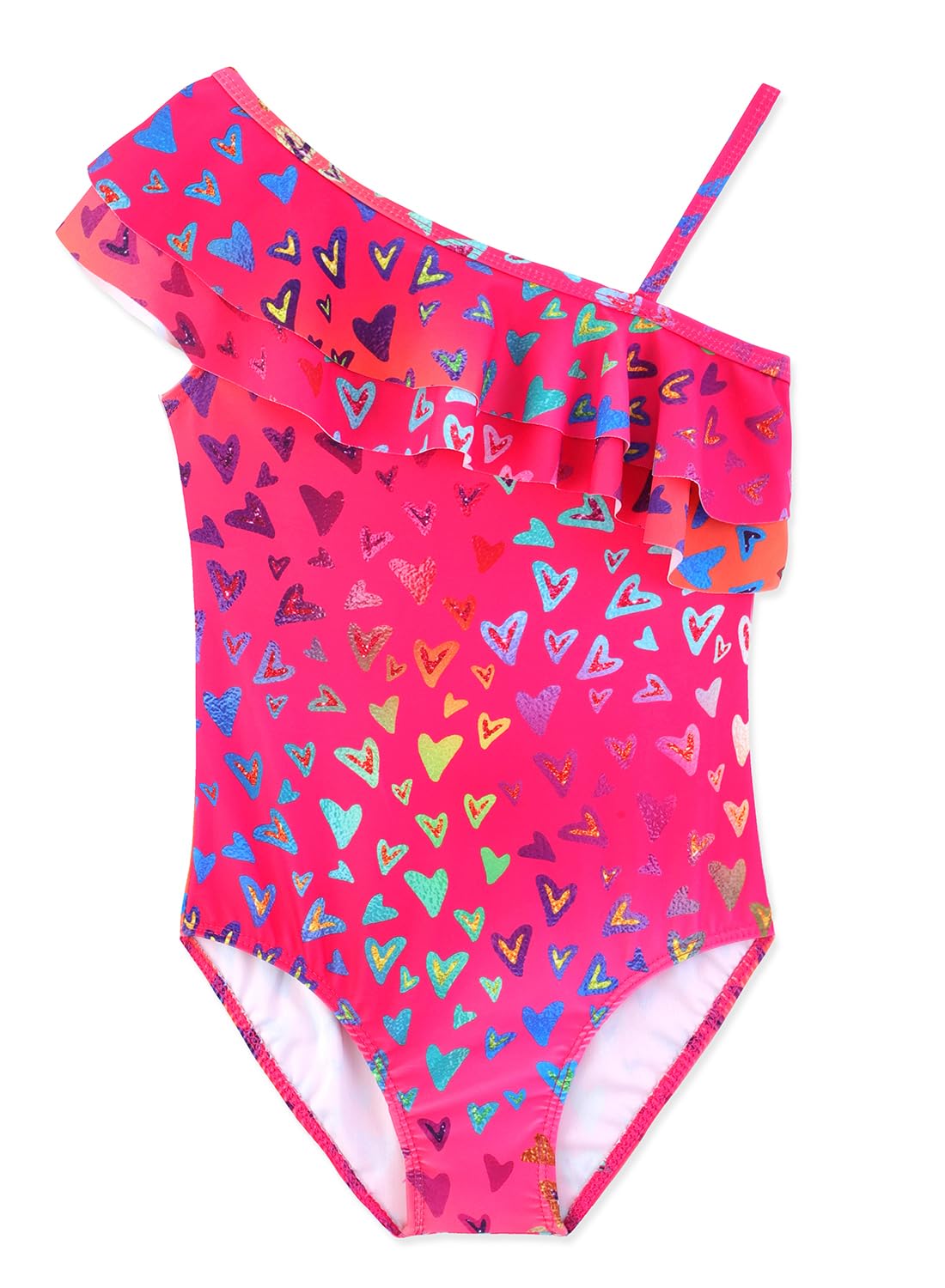 XiaoMoSha Girls One Piece Swimsuit - Toddler Mermaid Bathing Suit for Beach, Pool & Summer Water Play | Cute Swimwear for Baby Girls