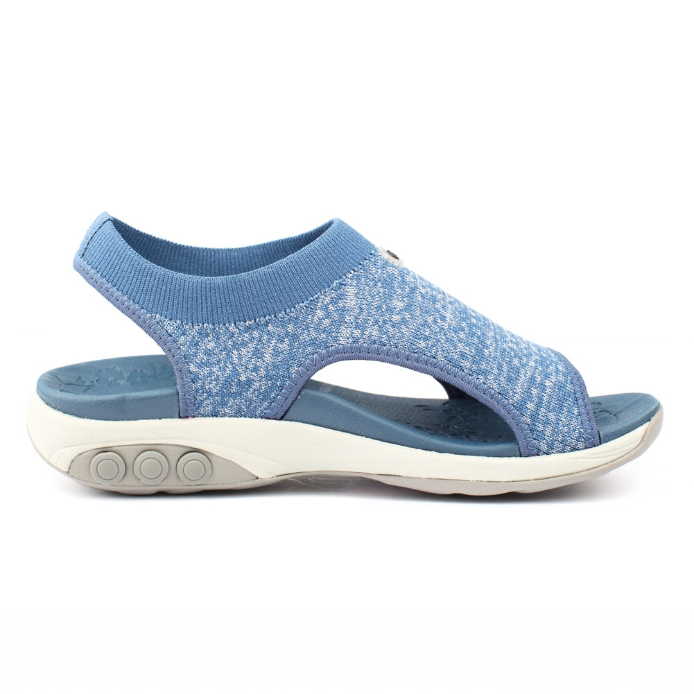 Carmel Women's Comfortable Stretch Fabric Sandals - Breathable & Lightweight for Summer, Beach, and Casual Wear