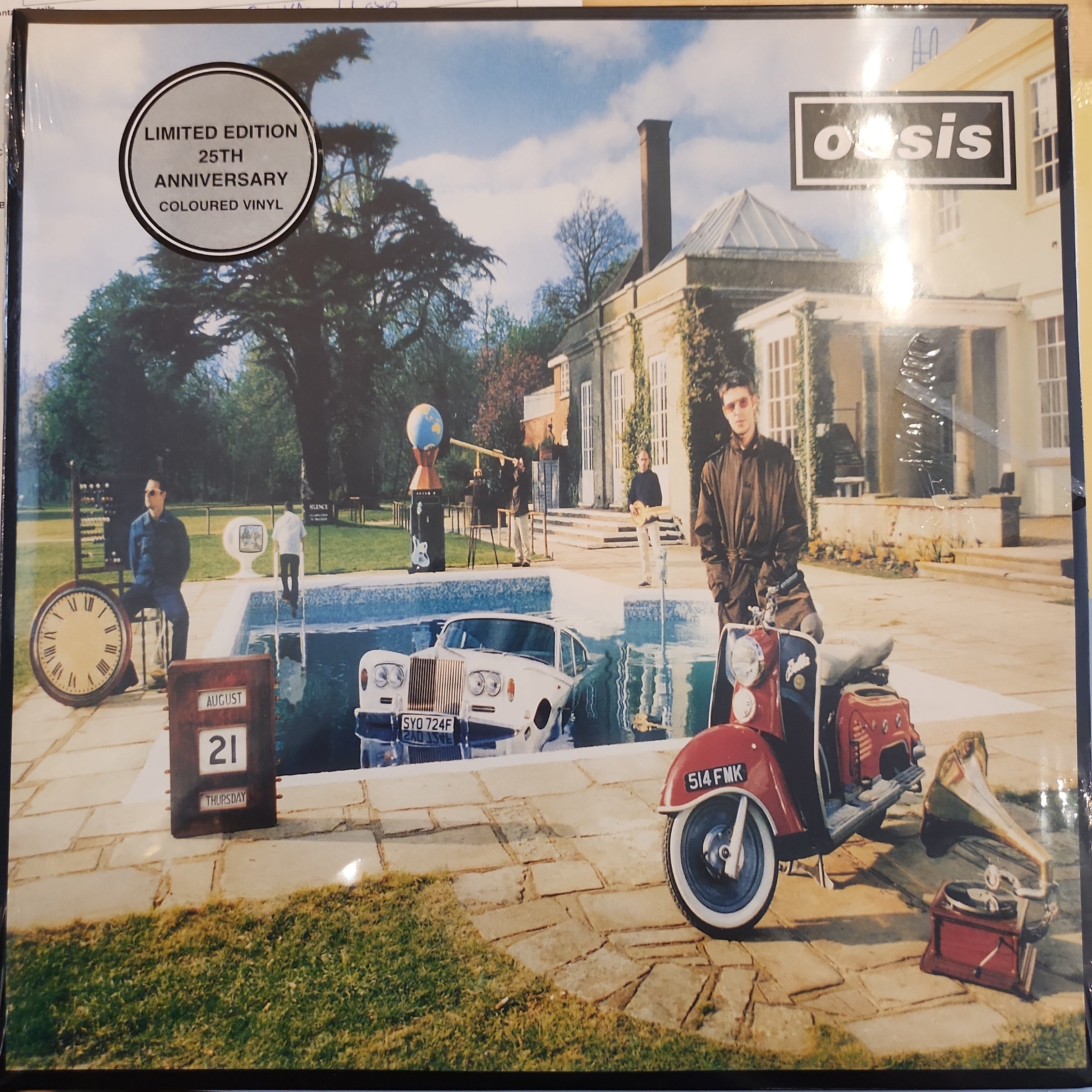 Oasis - Be Here Now Limited Edition Colored Vinyl LP | Rare Collectible Record for Music Lovers & Vinyl Enthusiasts | Perfect for Home Listening, Gifts & Music Collections