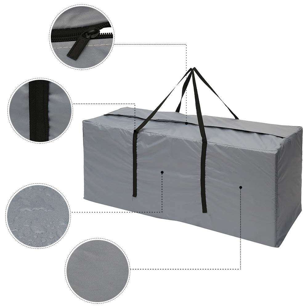 Large Waterproof Storage Bag for Outdoor Furniture, Patio Cushions & Christmas Trees - 173x76x51cm Heavy-Duty Garden Organizer | Perfect for Seasonal Storage, Garden Protection & Weatherproof Cover