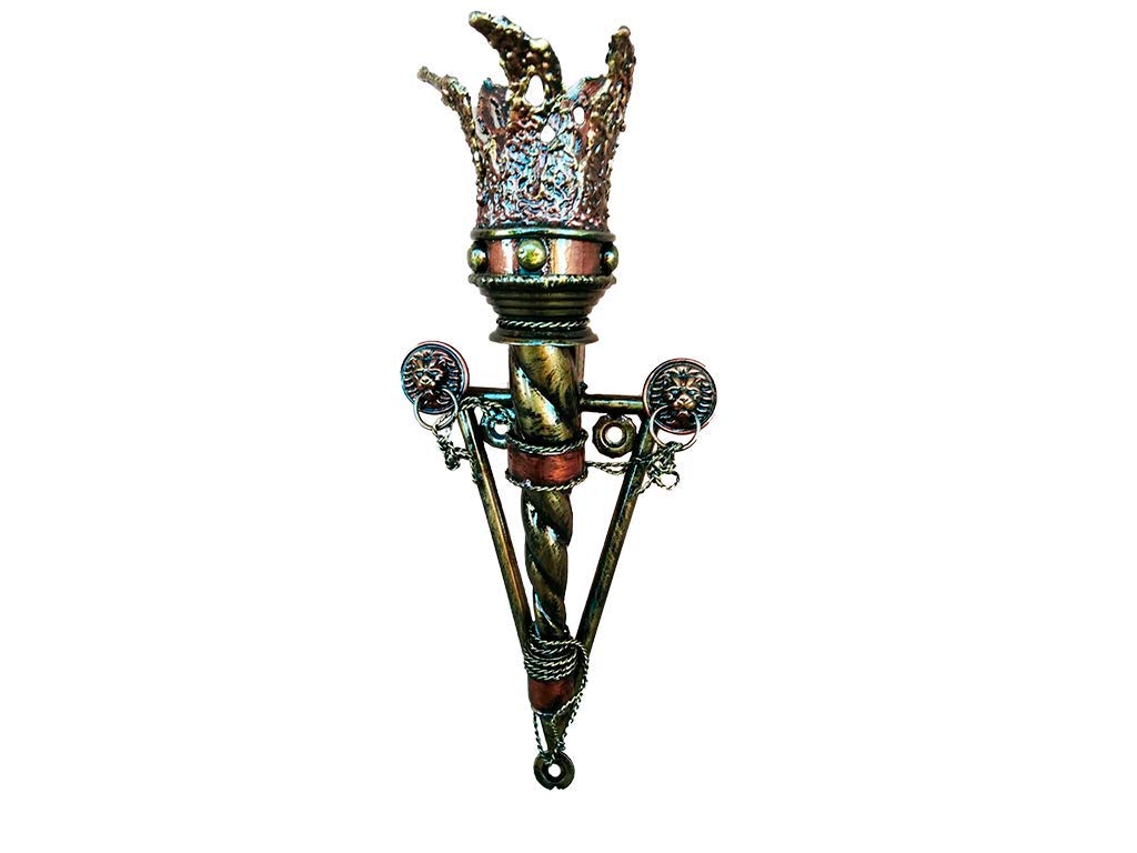 Vintage Wall Sconce Lighting - Decorative Wall Lantern with LED Candle for Indoor/Outdoor Use - Perfect for Porch, Patio, Garden, and Home Decor