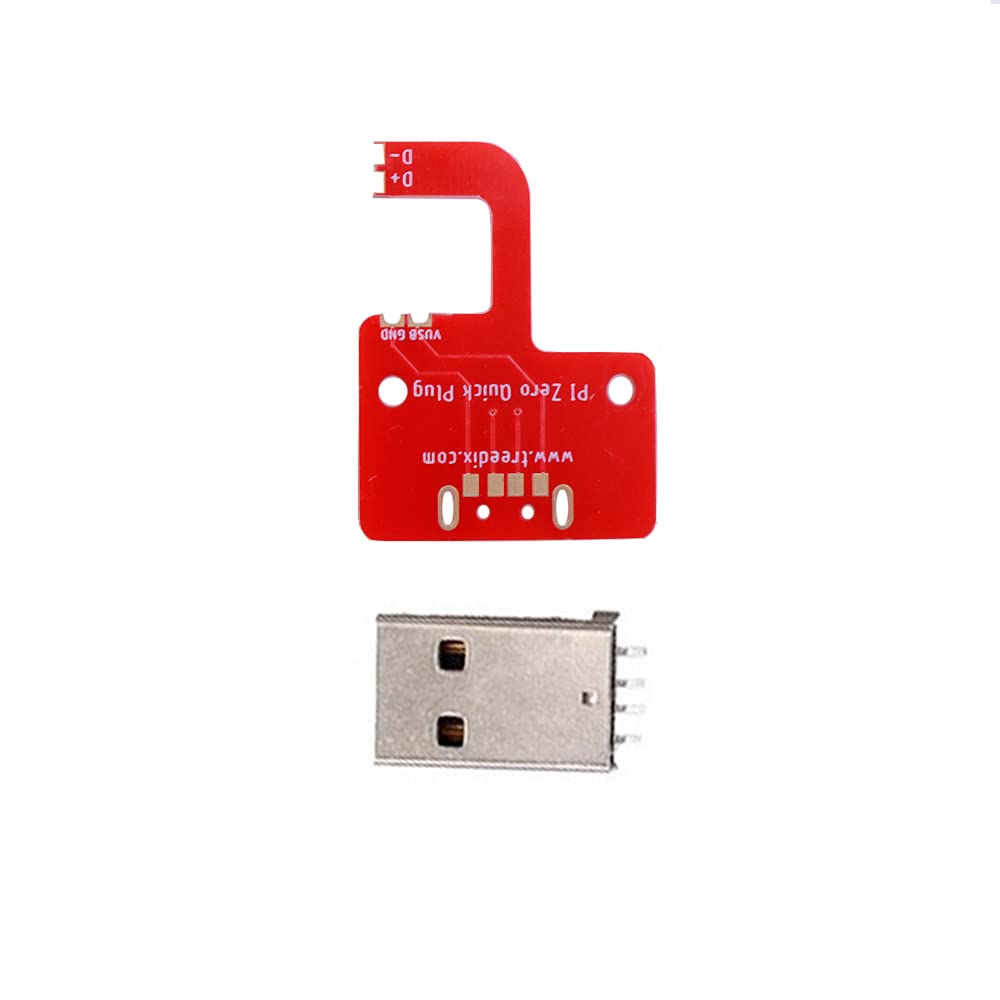 Raspberry Pi Zero V1.3/Zero W/WH USB Micro to USB-A Adapter - OTG & Power Supply for Computer Connection - Perfect for DIY Projects & Portable Power Solutions