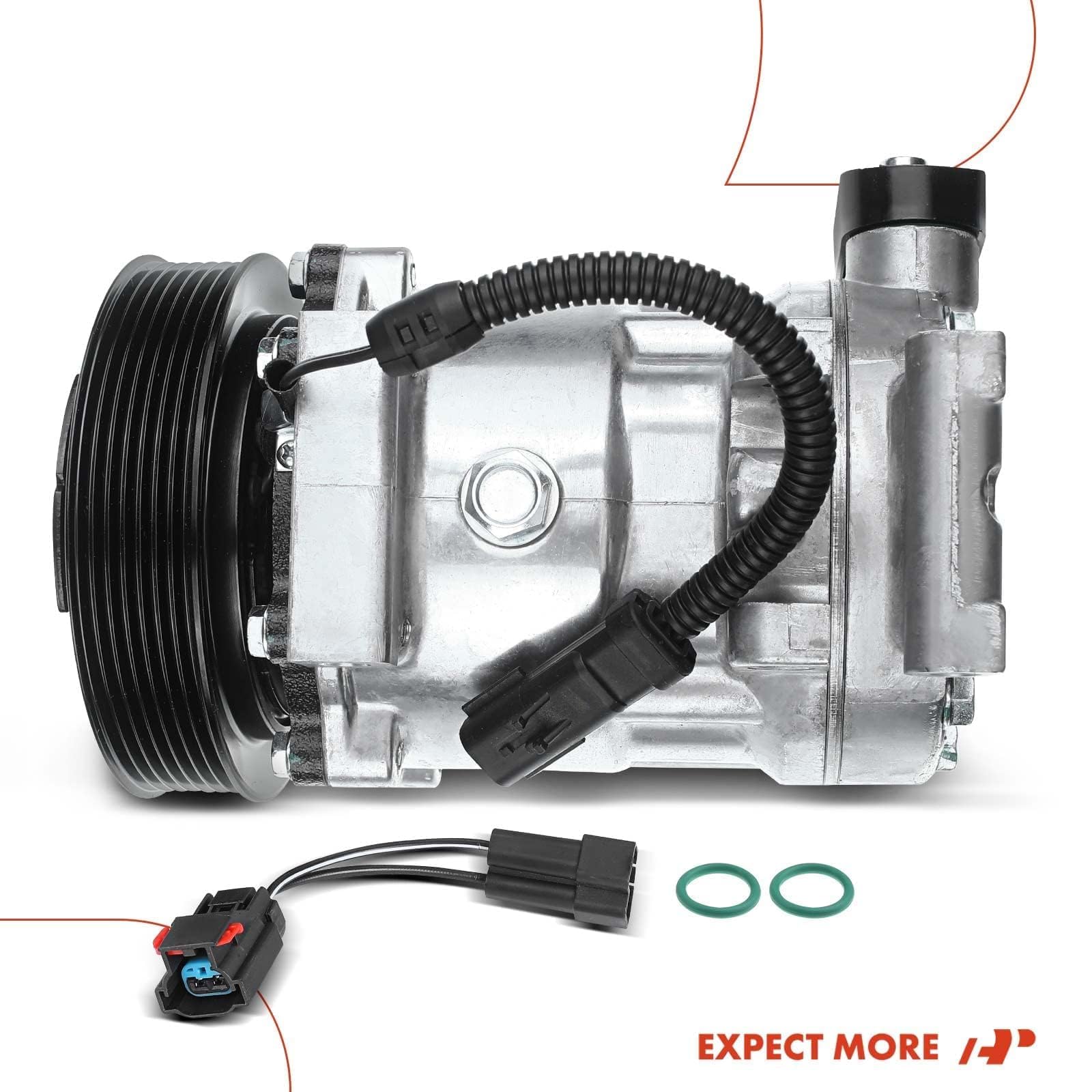 Premium AC Compressor with Clutch for Dodge Dakota/Ramcharger/Durango/Ram 1500-4000 Series - Replacement Part for Smooth Cooling Performance - Ideal for Hot Weather & Long Road Trips