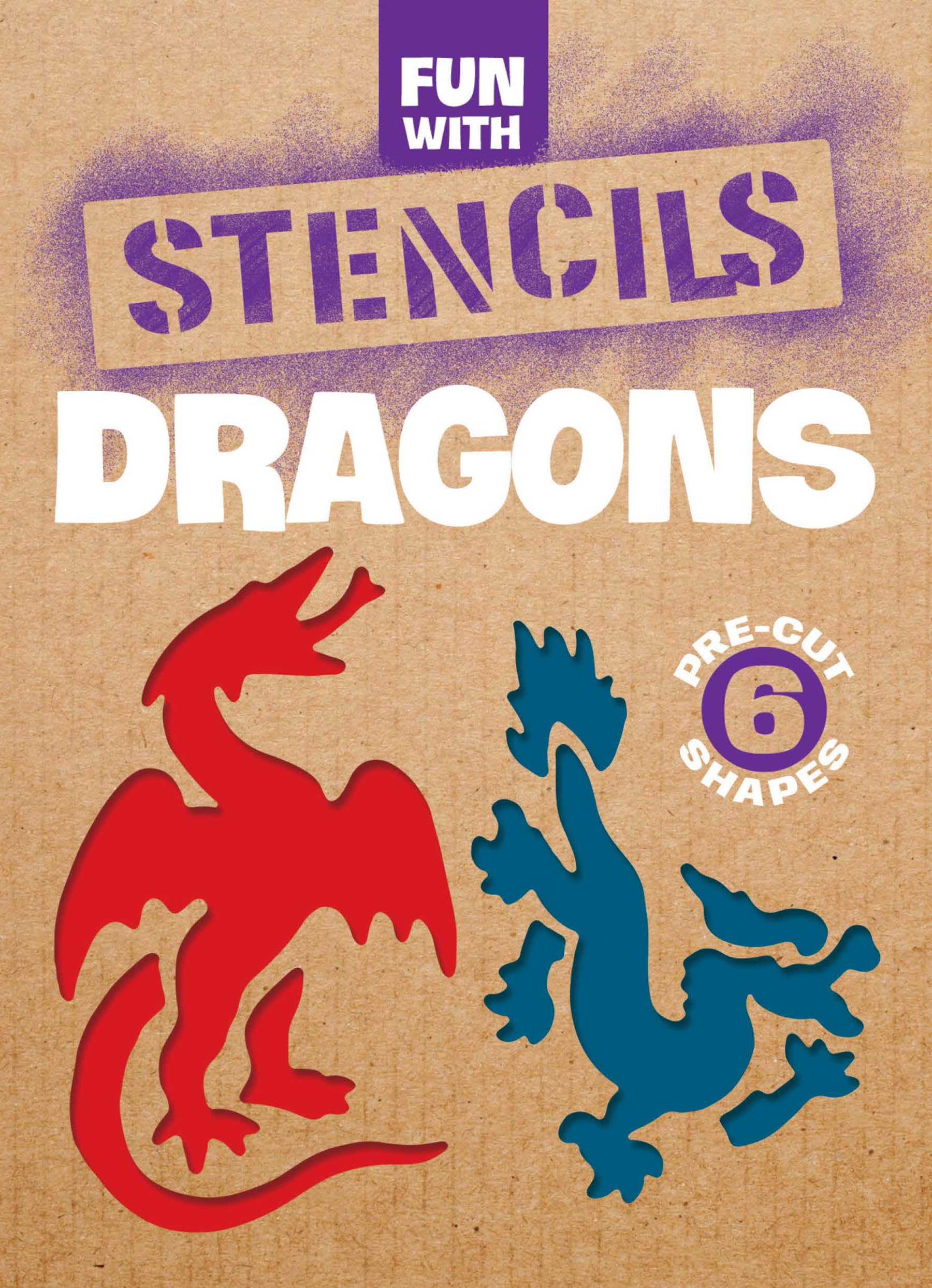 Dover Little Activity Books: Fantasy - Fun With Dragons Stencils for Kids Arts & Crafts, DIY Projects, and Creative Play