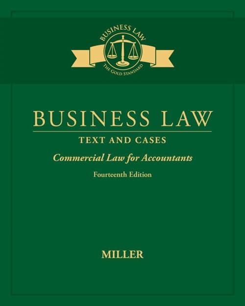 Business Law Textbook & Cases - Commercial Law for Accountants | Legal Reference for CPA Exam Prep & Accounting Professionals