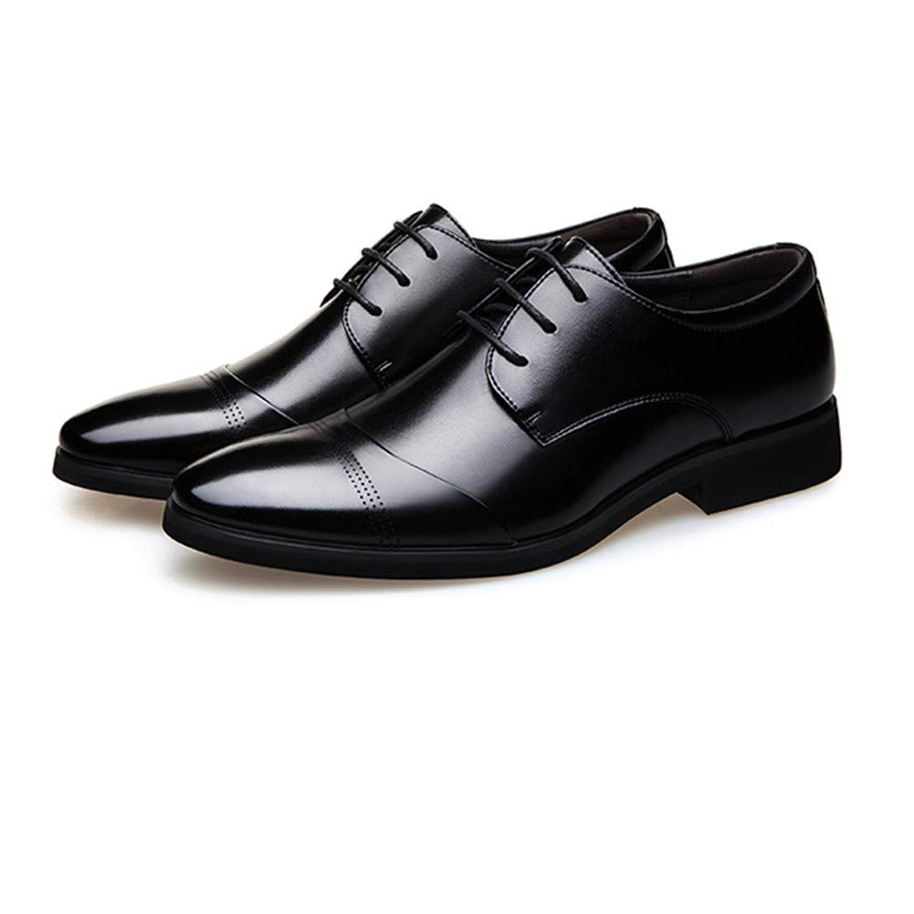 Men's Casual Leather Oxford Shoes - Business Work & Driving Loafers - Comfortable Walking Shoes & Fashionable Boat Moccasins for Office, Travel & Daily Wear