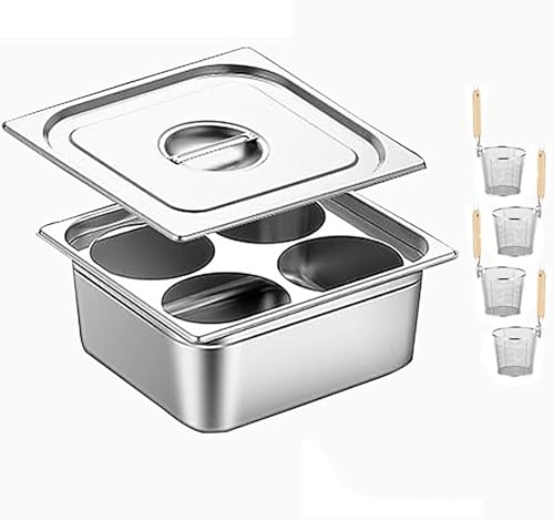4 hole square pot