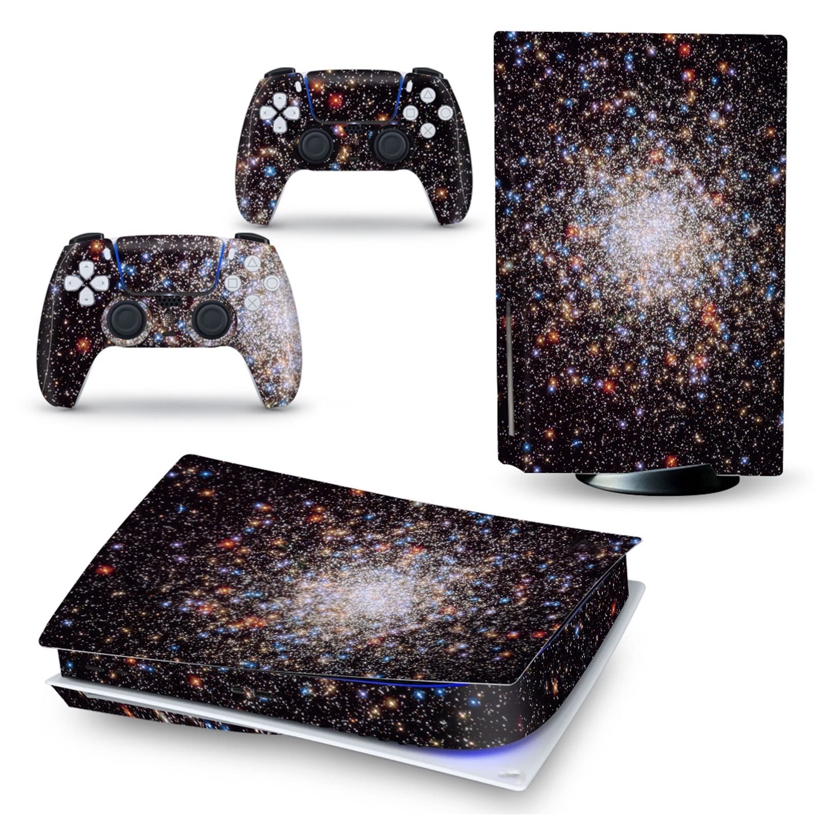 Anime Vinyl Skin Wrap for PS5 Disk Edition with 2 Controllers - Durable, Scratch-Resistant, Bubble-Free, Anti-Scratch Protection - Perfect for Gaming Setups & Console Customization