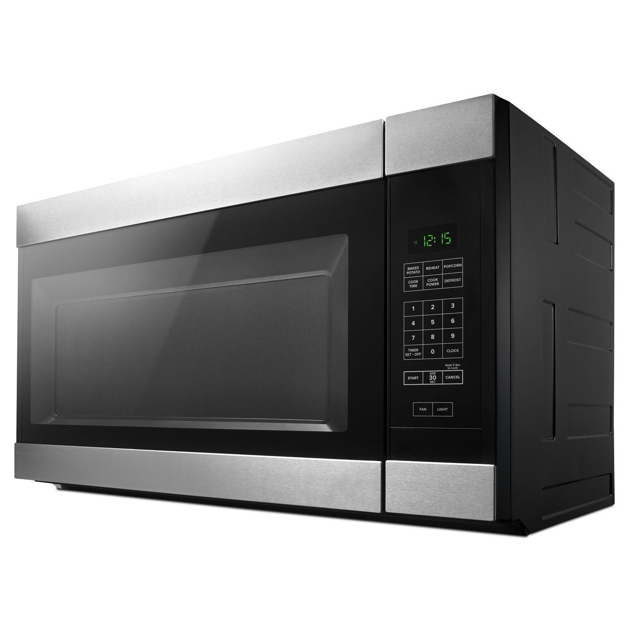 Amana 30-Inch Built-In Microwave Hood Combination - 1.6 cu.ft Capacity, Model YAMV2307PFS - Perfect for Modern Kitchens & Small Space Cooking