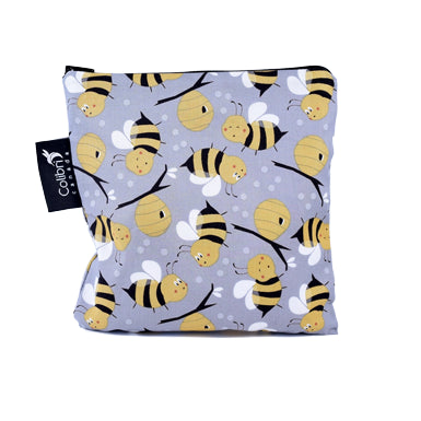 Colibri Canada Bumble Bee Large Reusable Snack Bags - Eco-Friendly Food Storage for Kids Lunch, Picnics & Travel - 12