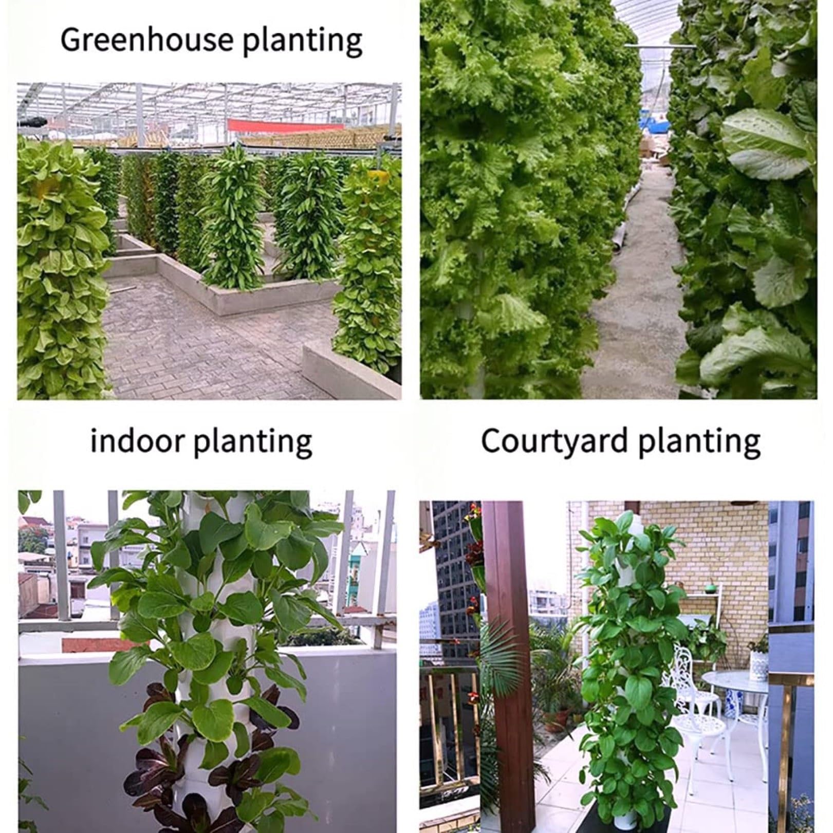 DIY Hydroponic Growing System for Balcony - Detachable PP Colonization Cups, Vertical Tower Planters for Home Garden, Farm & Greenhouse (30 Holes) - Perfect for Urban Gardening, Indoor Plants & Small Space Farming