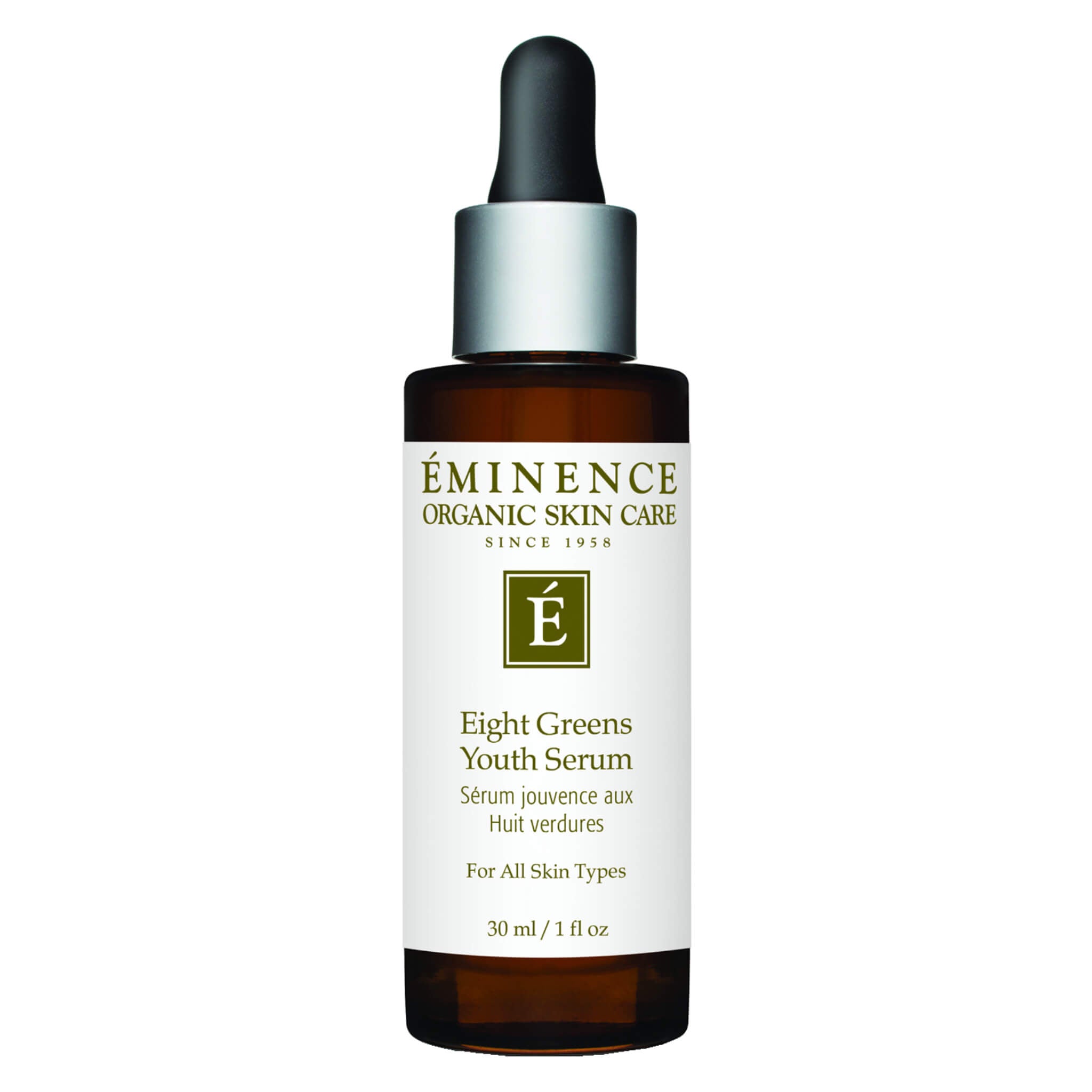 Eight Greens Youth Serum - Anti-Aging Face Serum with Natural Ingredients for Glowing Skin | Perfect for Daily Skincare Routine & Nighttime Hydration