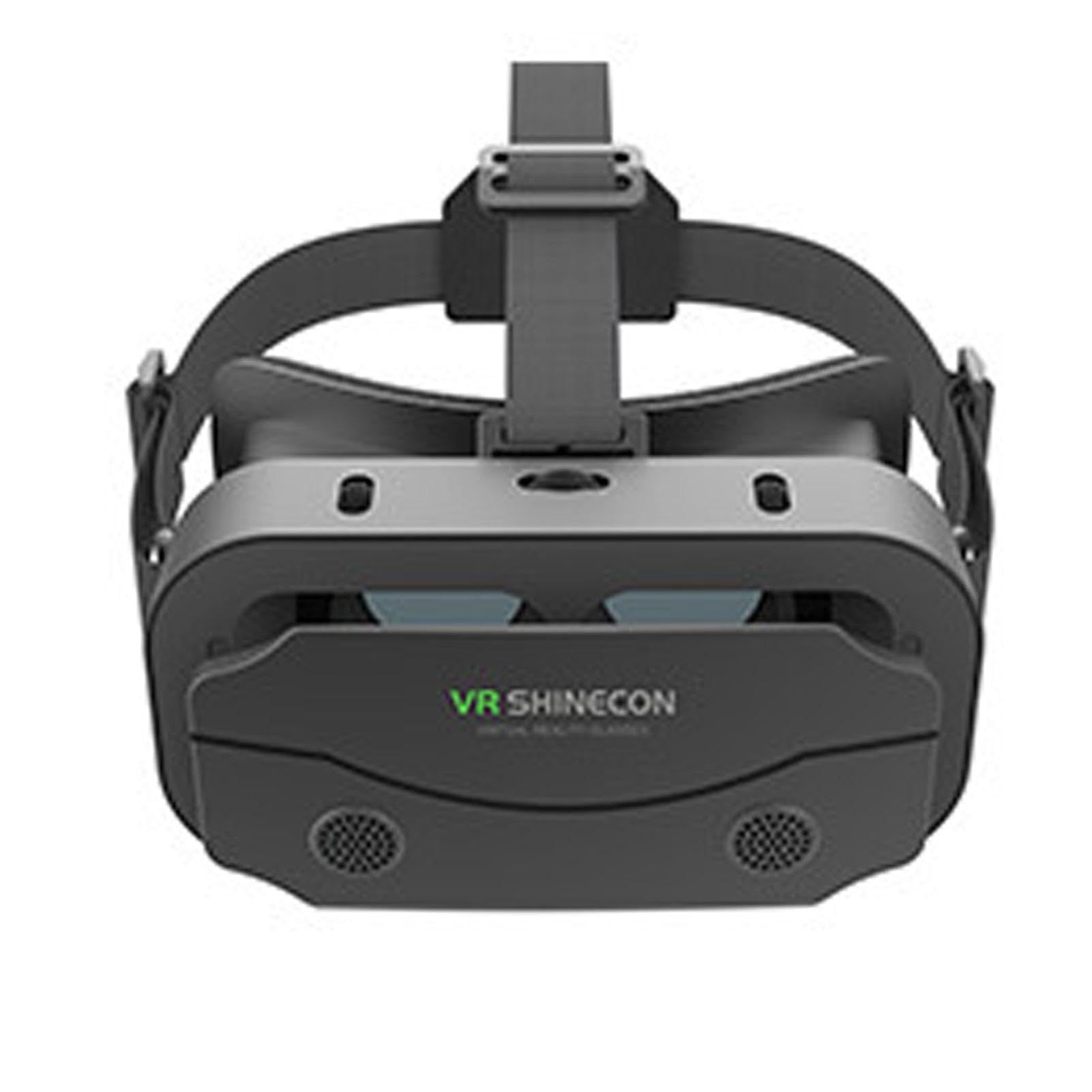 Adjustable VR Headset for Smartphone - HD Virtual Reality Glasses with 3 Comfortable Head Straps for Movies, Gaming & TV - Perfect for Home Entertainment & Immersive Experiences