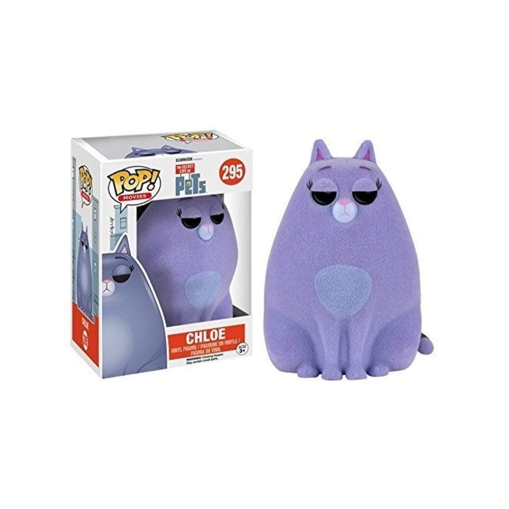 Funko POP Movies: The Secret Life of Pets Flocked Chloe Collectible Action Figure - Amazon Exclusive | Perfect for Movie Fans, Gift Giving & Pop Culture Displays
