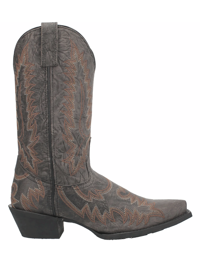 Laredo 68545 Men's Kilpatrick Snip Toe Western Boots - Grey Cowboy Boots for Men | Perfect for Rodeo, Country Dancing & Western Fashion