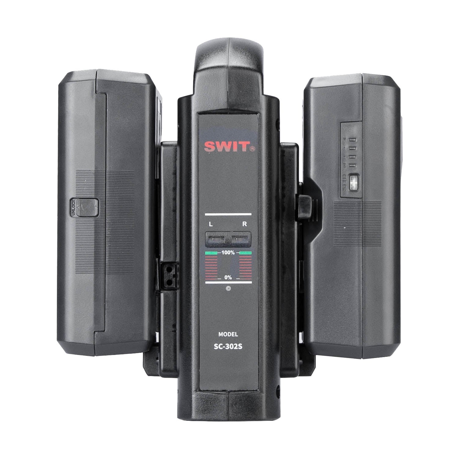 SC 302S Dual Channel Sequential V-Mount Battery Charger for Camera & Film Equipment - Fast Charging for Sony, Canon, Blackmagic - Professional Video Production & Photography Accessories