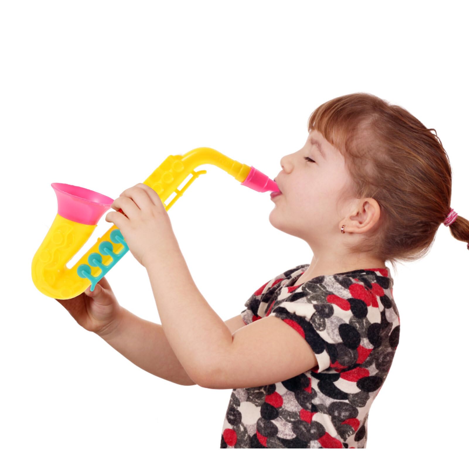 Bestoyard 4-Piece Musical Toy Set - Saxophone, Clarinet, Trumpet & Saxaboom - Kids Noise Maker Party Favors, Early Education Music Instruments for Toddlers & Children - Perfect for Birthday Parties, Classroom Activities & Pretend Play