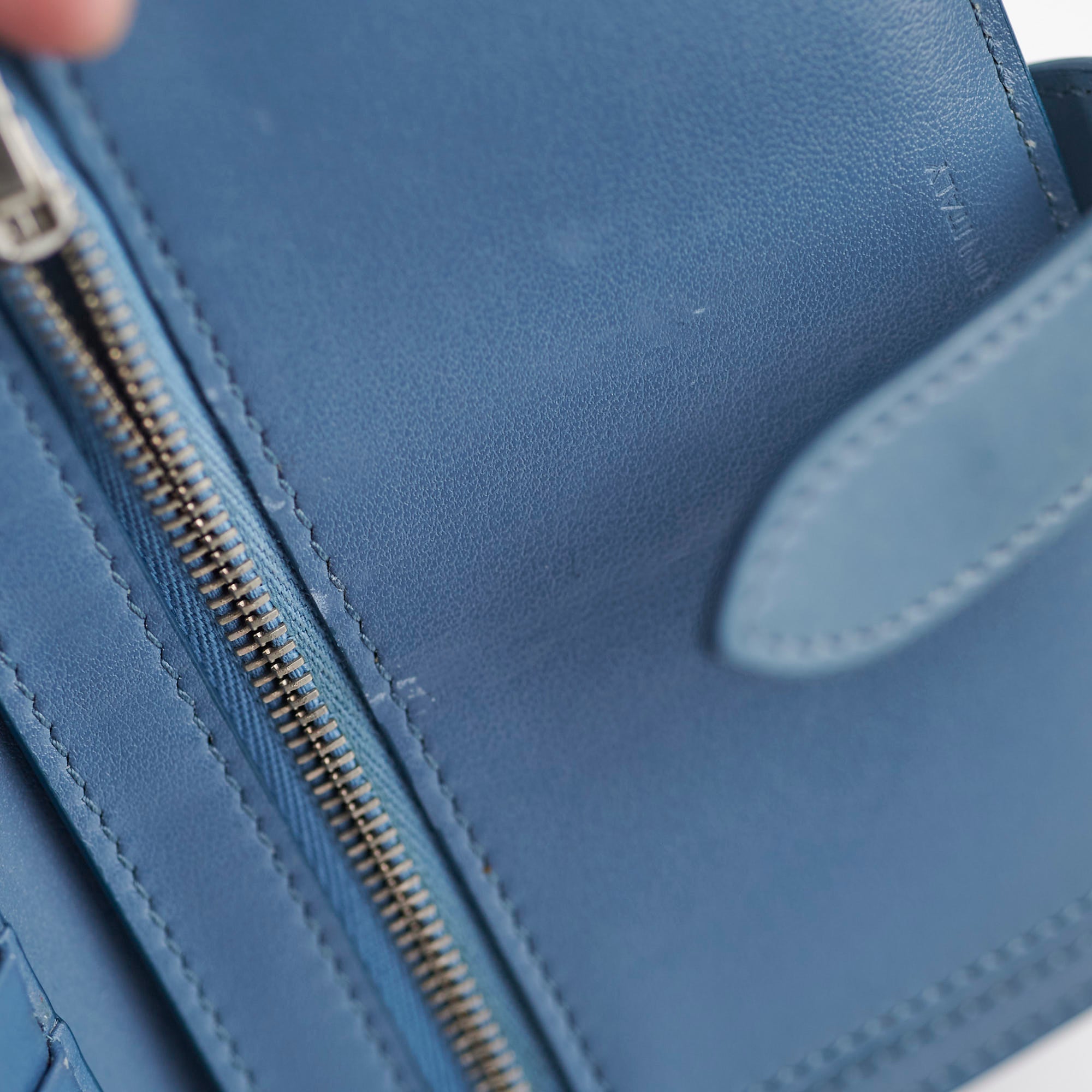 Celine Blue Fold Wallet for Women | Genuine Leather Slim Bifold Wallet with RFID Protection | Perfect for Everyday Use, Travel & Gifting