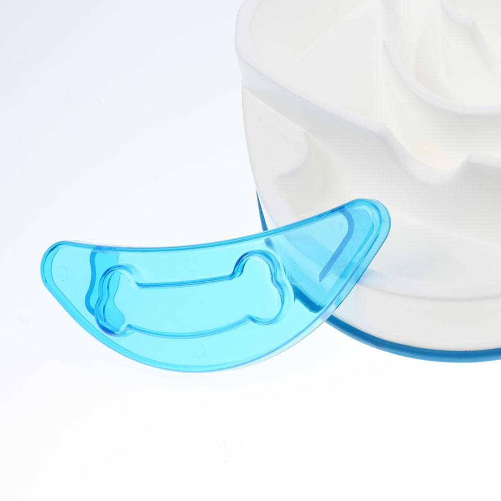 MYADDICTION Pet Slow Feeder Bowl - Interactive Flower Shape Dog & Cat Food Dish - Prevents Choking & Bloat - Perfect for Fast Eaters & Puzzle Feeding Fun