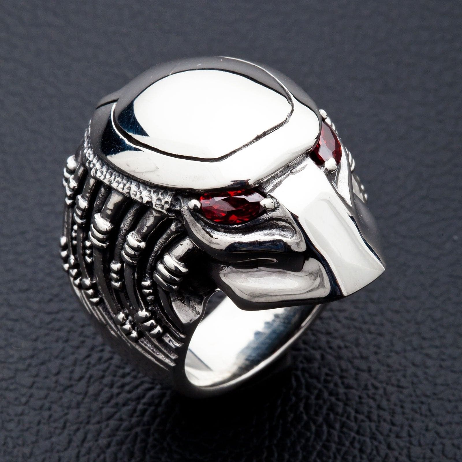 Predator Head Sterling Silver Men's Ring for Gifts, Fashion & Everyday Wear - Durable 925 Silver Jewelry for Men's Accessories