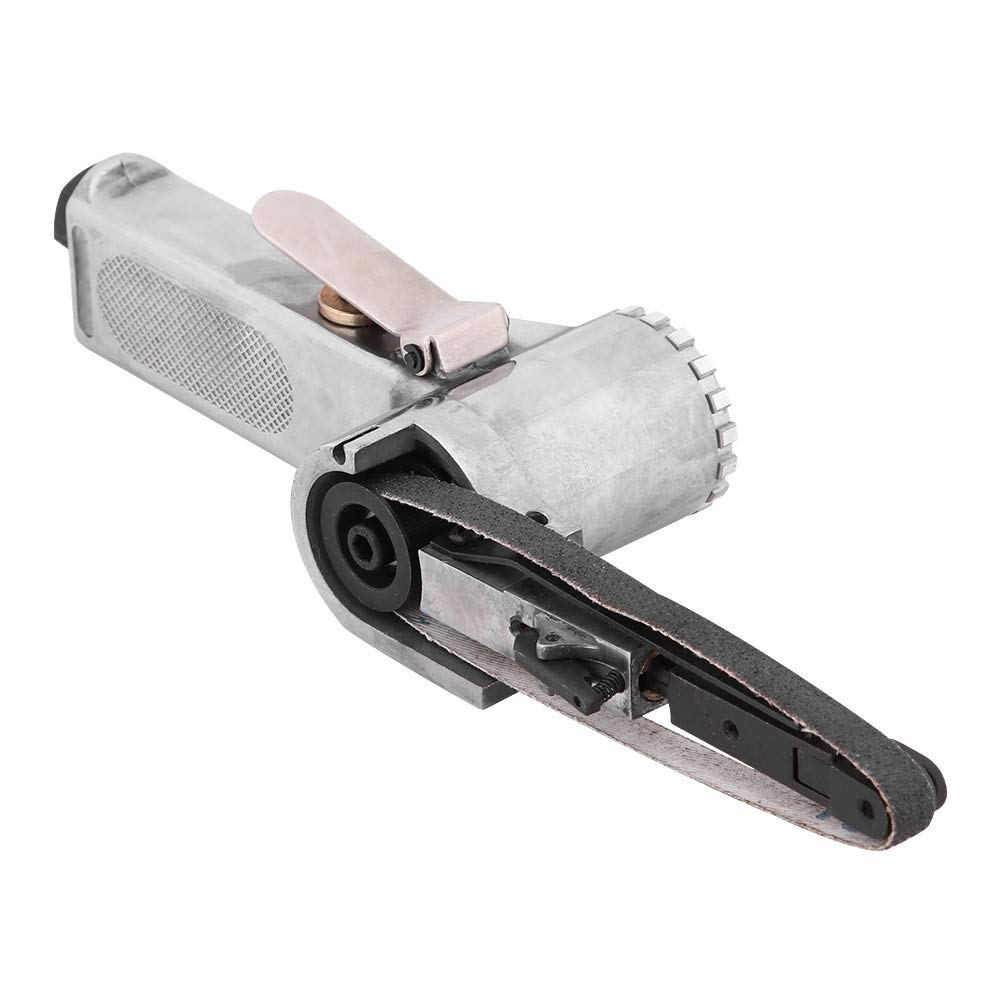 Pneumatic Air Belt Sander - Heavy Duty Industrial Woodworking Tool with Non-Slip Grip for Factory Workers & Wood Shops | Perfect for Sanding, Polishing & Surface Finishing