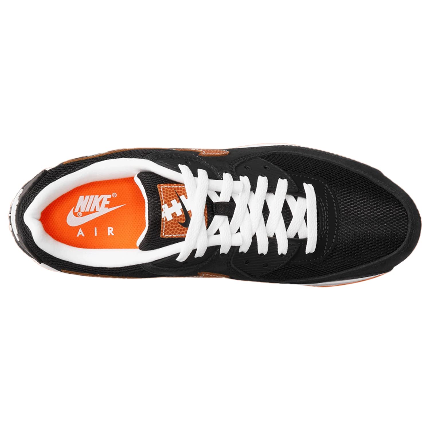 Nike Men's Air Max 90 Running Shoes - Black/White (DJ5981-001) - Size 8 | Comfortable Sneakers for Jogging, Gym Workouts & Casual Wear