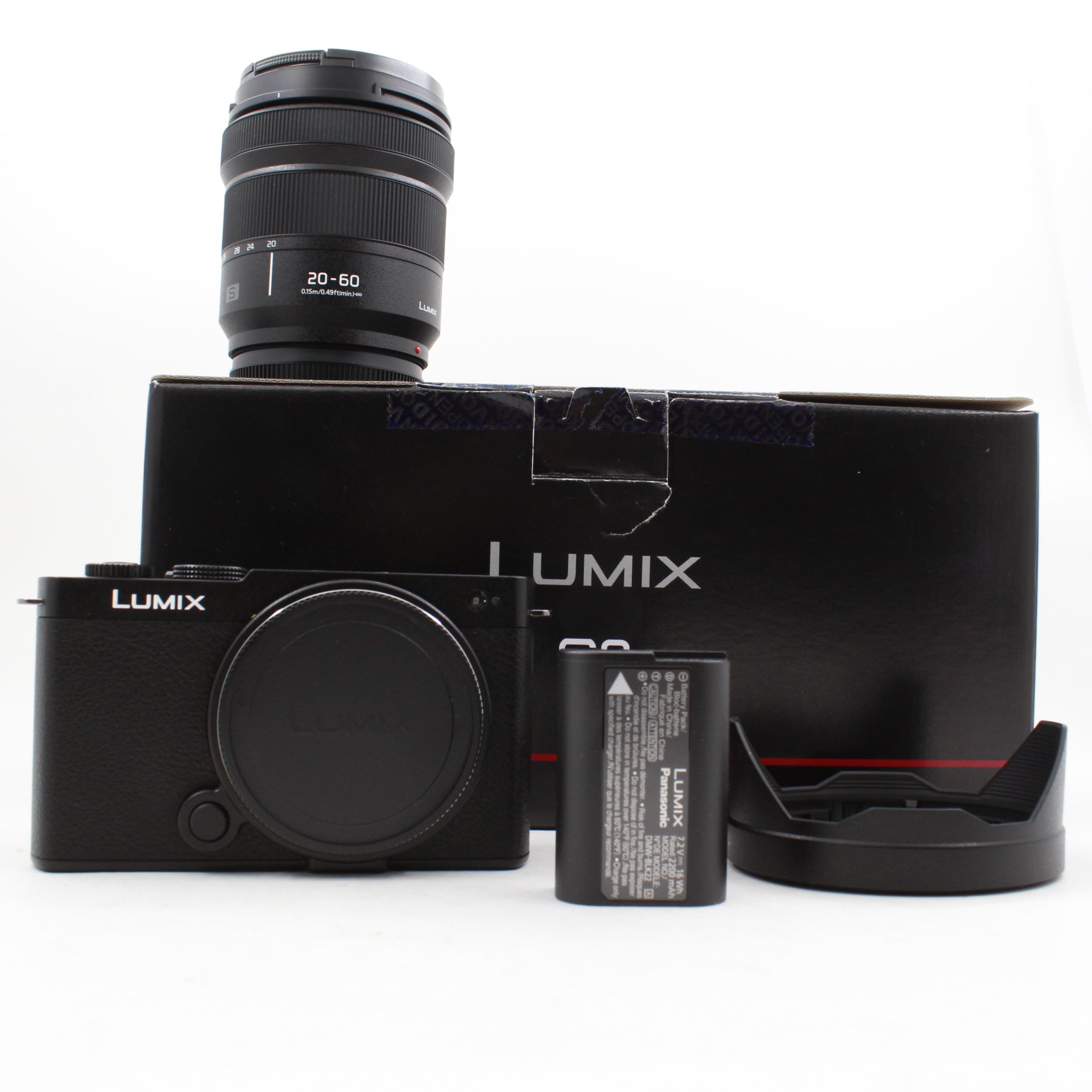 Panasonic Lumix S9 Mirrorless Camera with 20-60mm f/3.5-5.6 Lens (Jet Black) - Open Box Excellent Condition | Perfect for Travel Photography, Vlogging & Street Shooting