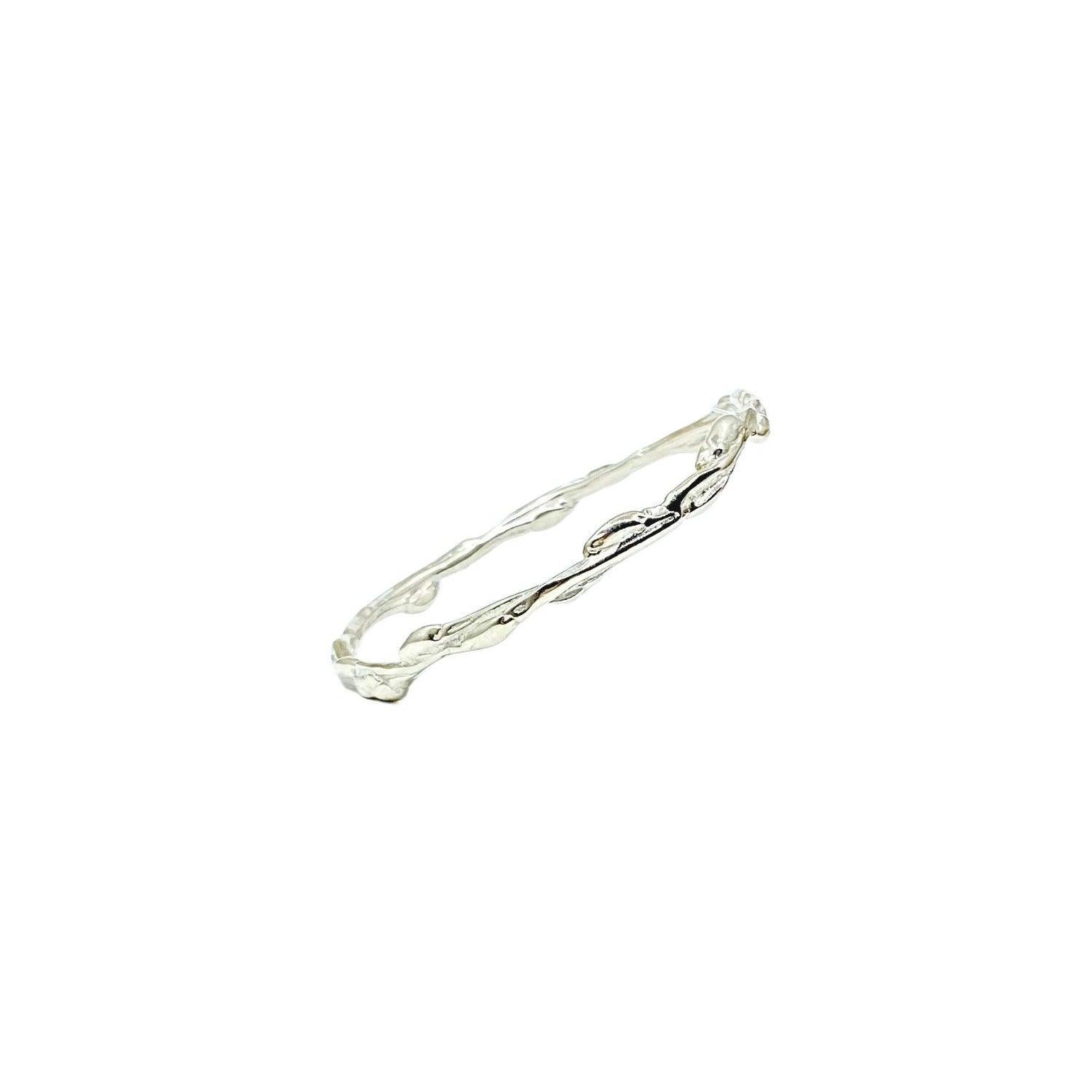 Willow Bangle Bracelet for Women - Elegant Adjustable Handmade Jewelry for Casual & Formal Wear | Perfect Gift for Her
