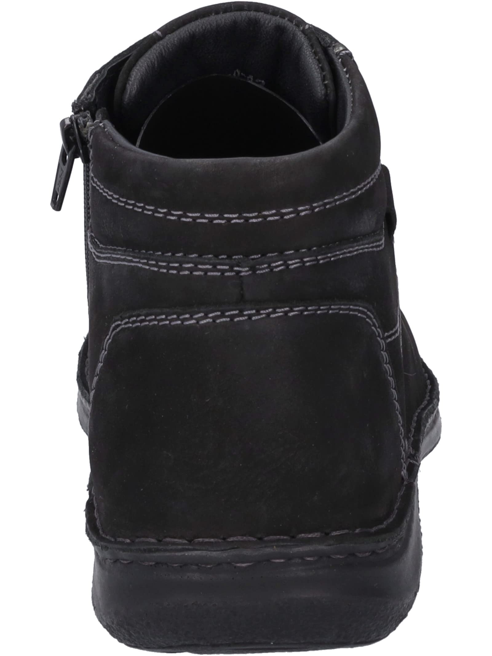 Josef Seibel Men's Black Leather Ankle Boots 43340PL81/600 - Comfortable Casual & Dress Shoes for Work, Walking & Everyday Wear
