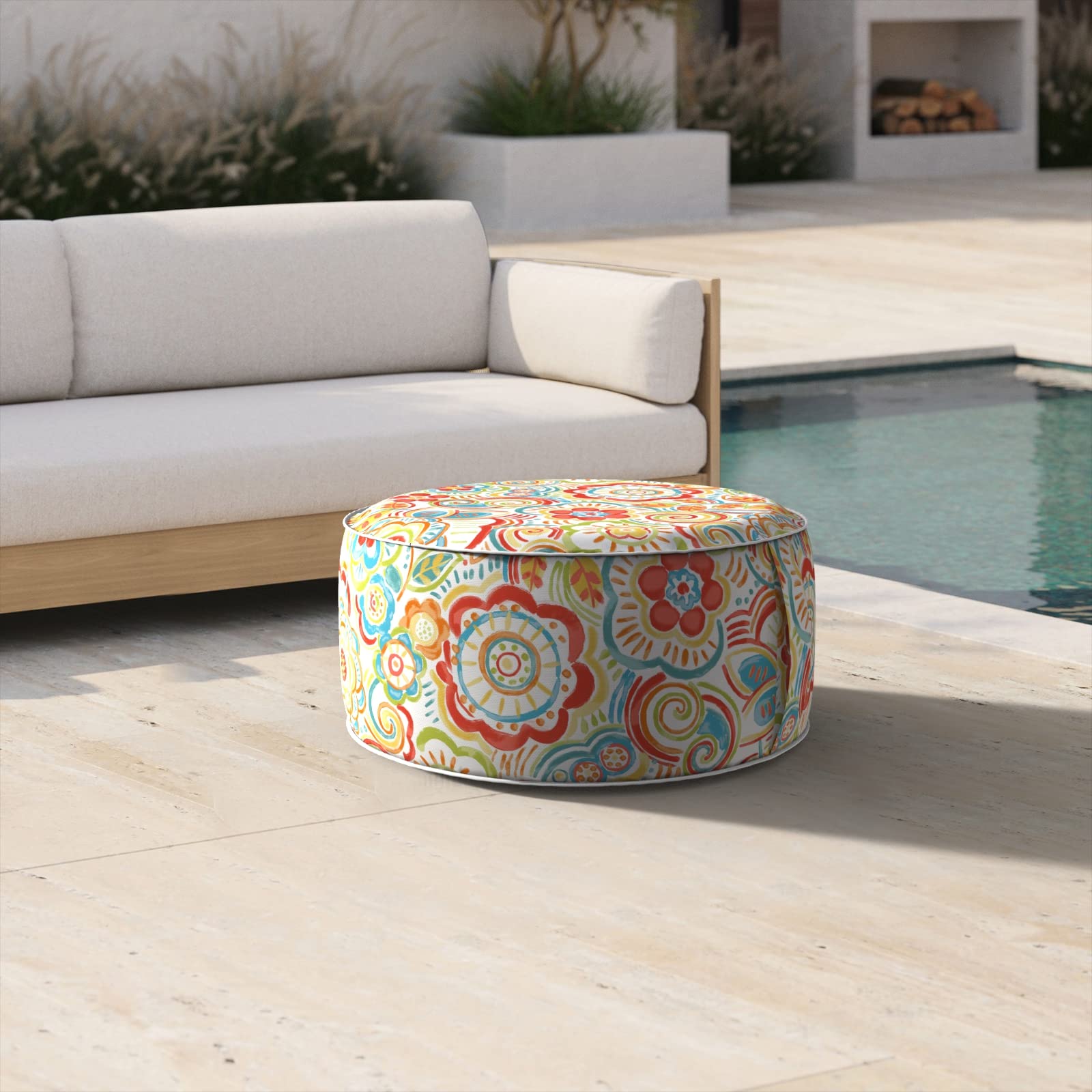 Inflatable Ottoman Stool 21