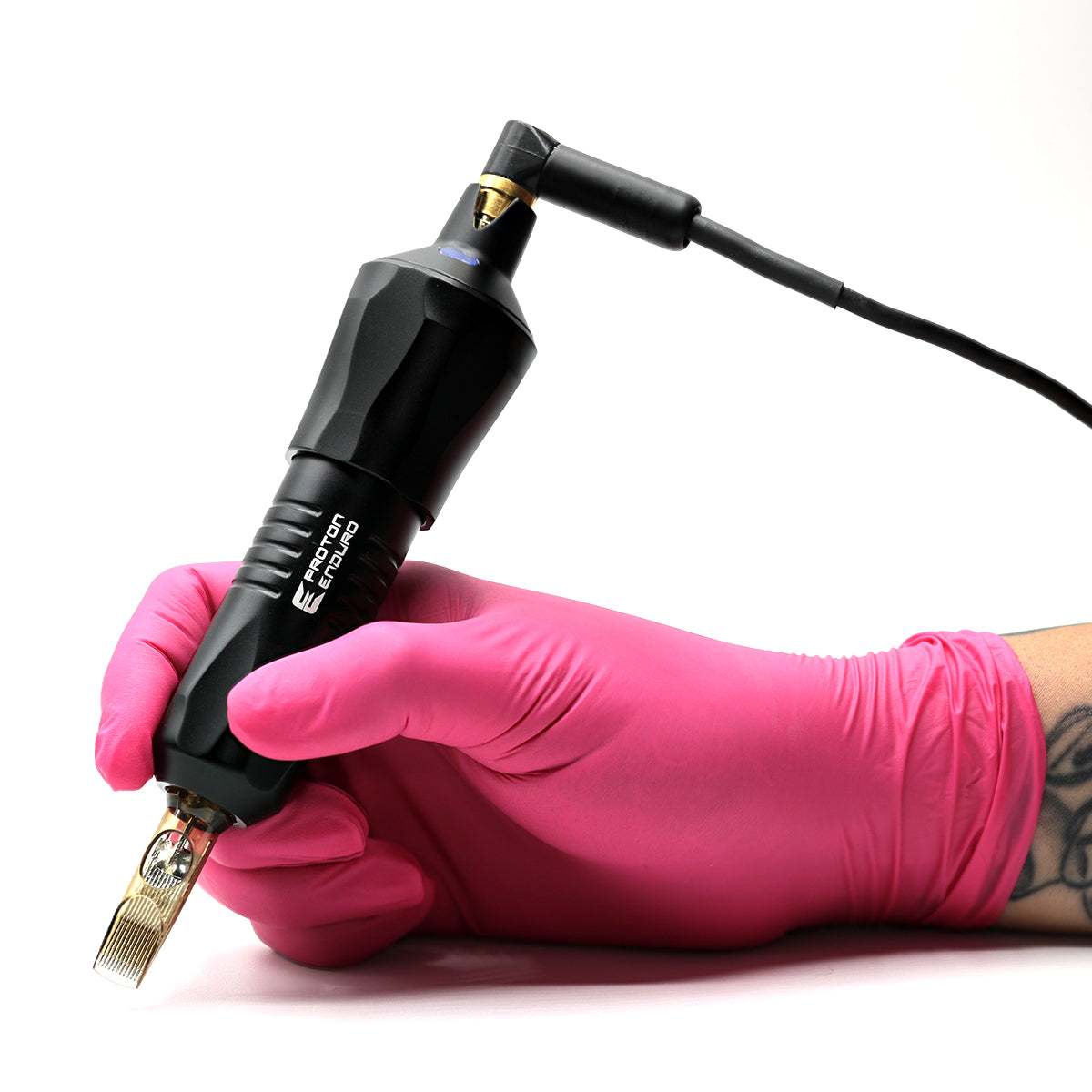 Kwadron Equaliser Proton Pen ENDURO Black - Professional Tattoo Machine for Artists - Perfect for Tattooing, Permanent Makeup & Body Art