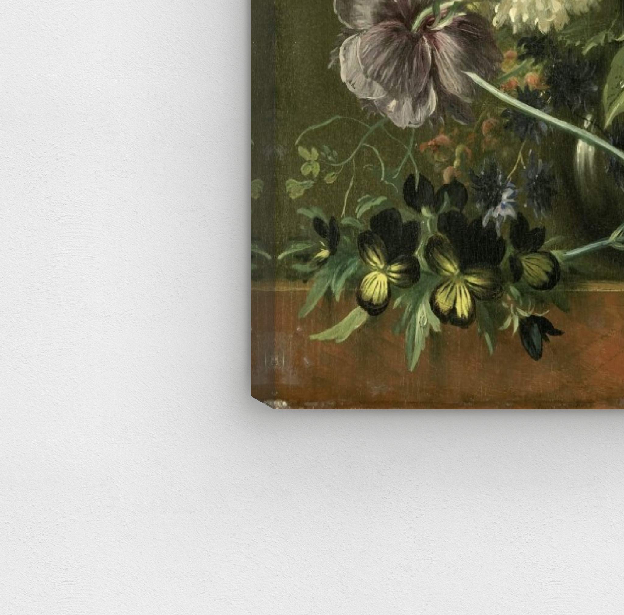Oliver Gal Artist Co. Floral Canvas Wall Art - 'Flower Arrangement' Home Decor Print, 16x24 Inches, Yellow & Pink - Perfect for Living Room, Bedroom & Office Decor