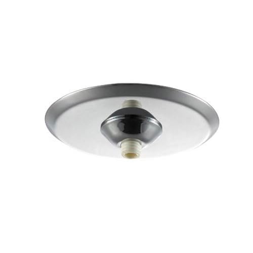 WAC Lighting QMP-MI-TR-CH Surface Mount Canopy - Quick Connect Metal Fixture for Pendant Lights - Perfect for Modern Home, Office & Restaurant Lighting Installations