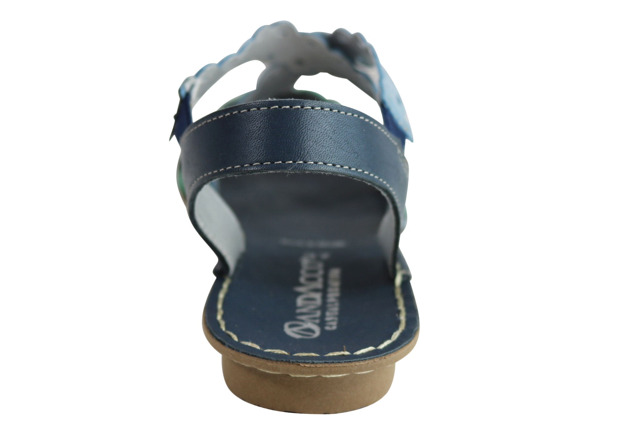 Andacco Cairns Women's Comfortable Flat Leather Sandals - Handmade in Brazil - Perfect for Beach, Vacation & Summer Walking