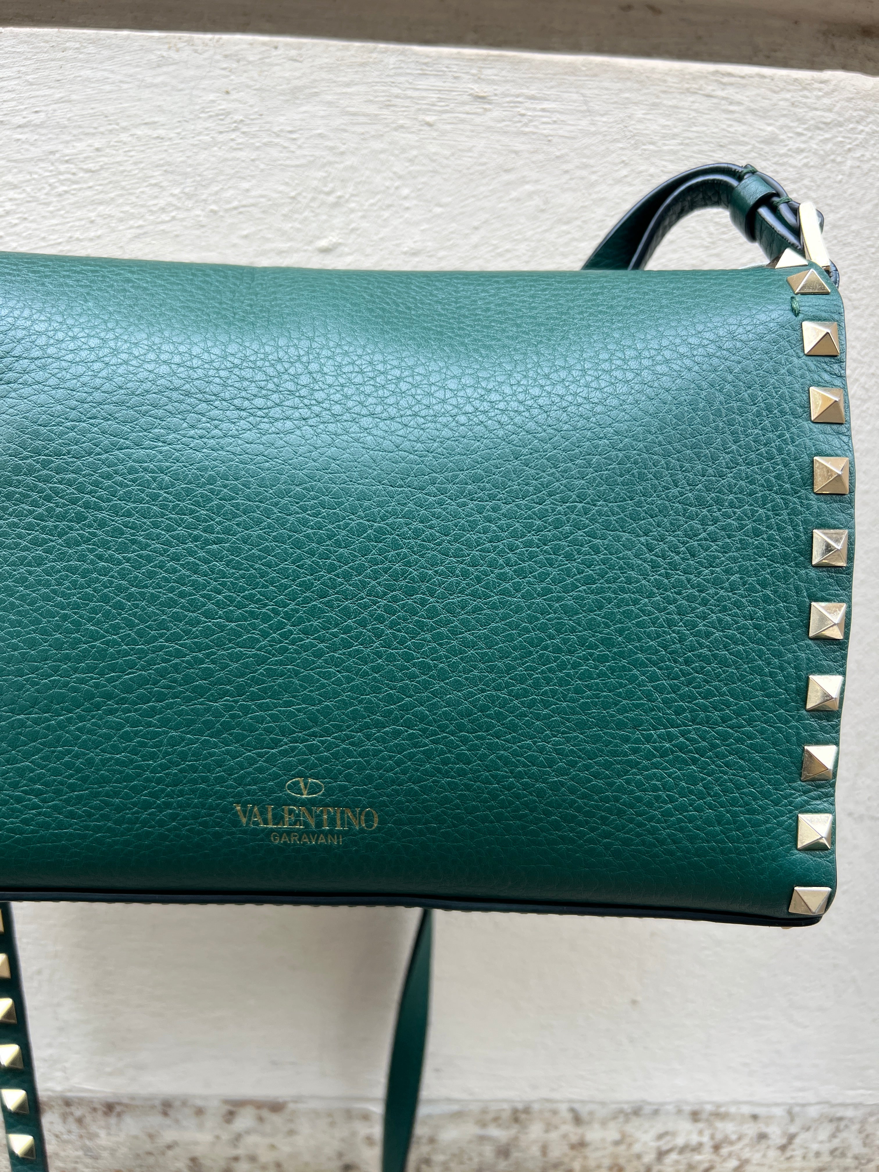 Vantino Studded Crossbody Bag in Green | Stylish Leather Shoulder Bag for Women | Perfect for Parties, Work & Everyday Use