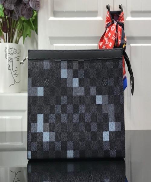 Louis Vuitton Pochette Voyage MM Monogram Gray Crossbody Bag - Perfect for Travel, Work & Everyday Use