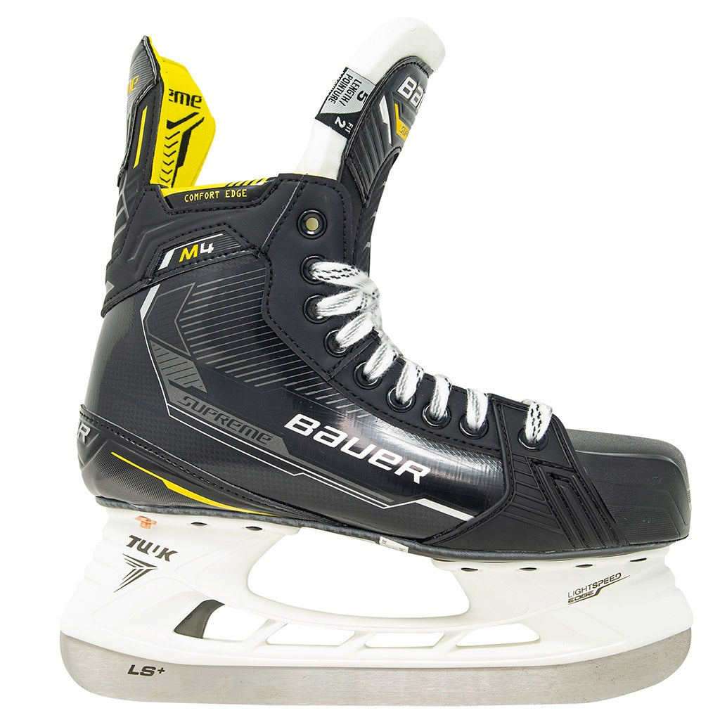 Bauer Supreme M4 Intermediate Ice Hockey Skates - High-Performance Skates for Youth & Teen Players - Perfect for Competitive Games & Practice Sessions