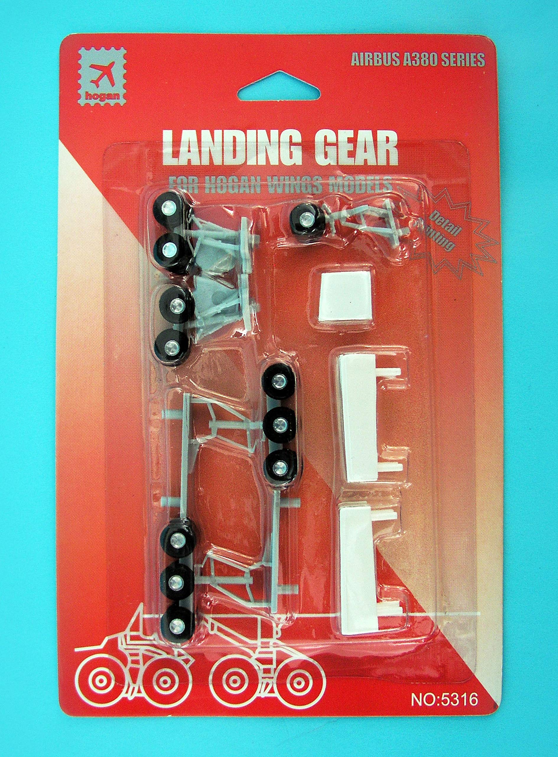 Hogan HG5316 Landing Gear for 1:200 Scale Airbus A380 Airplane Model - Replacement Part for Diecast Aircraft Collectors & Display Scenes