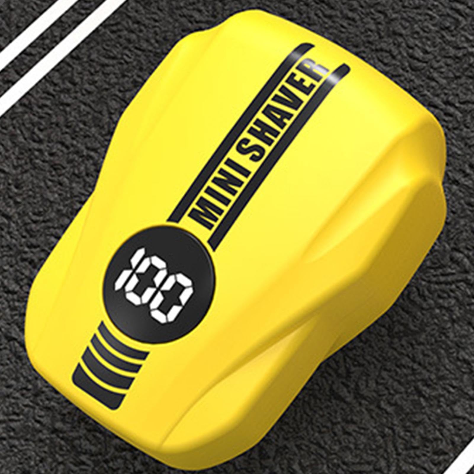 Portable Electric Shaver for Men - Mini Travel Shaver with Racing Car Design - Compact & Lightweight for Home, Office & Travel - Perfect for Business Trips, Gym & Daily Grooming