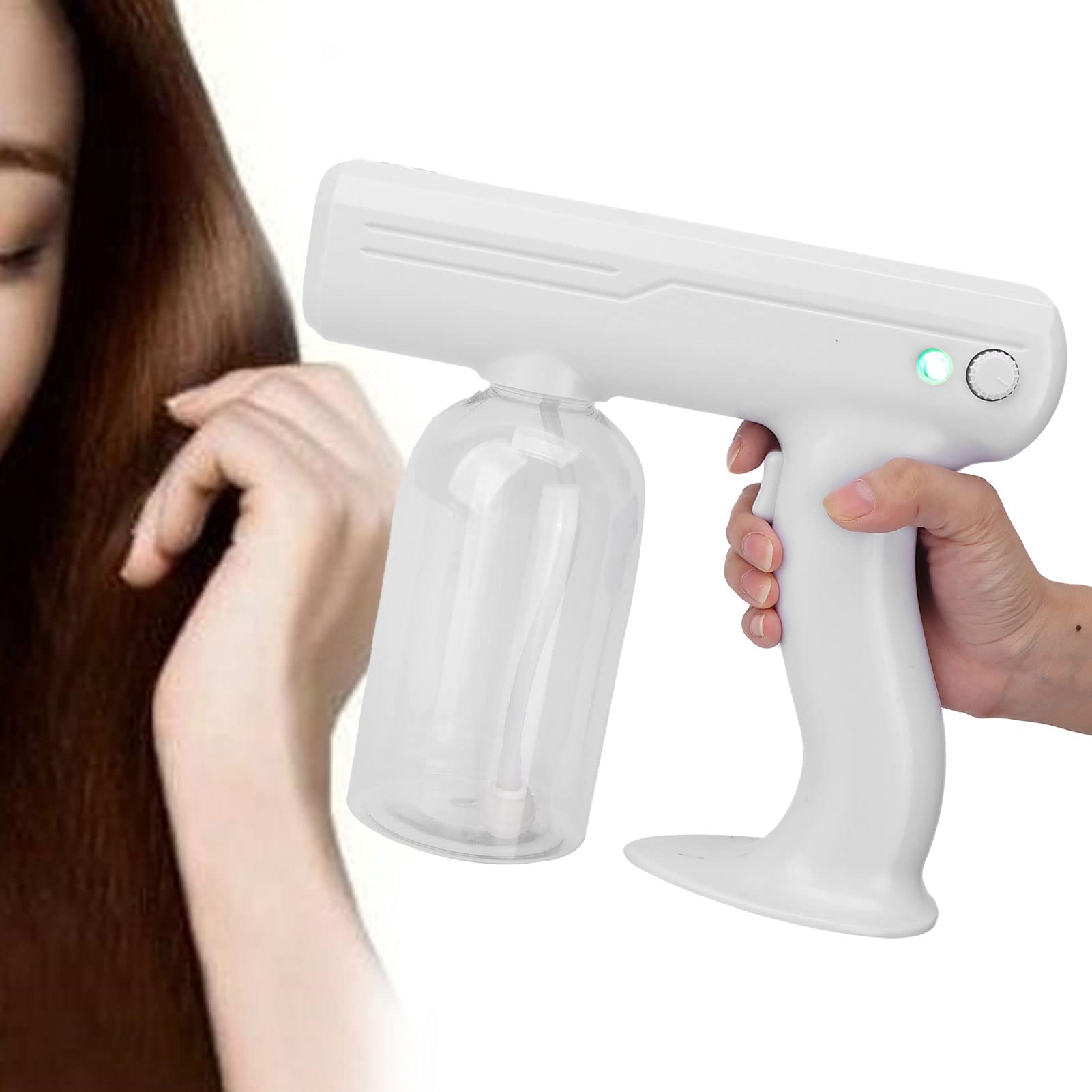 Portable USB Rechargeable Nano Mist Sprayer for Hair & Face Hydration - Travel Size Skin Care Device for Dry Skin, Makeup Setting & Hydration | Home, Office, Gym & Travel Essential for Women & Men