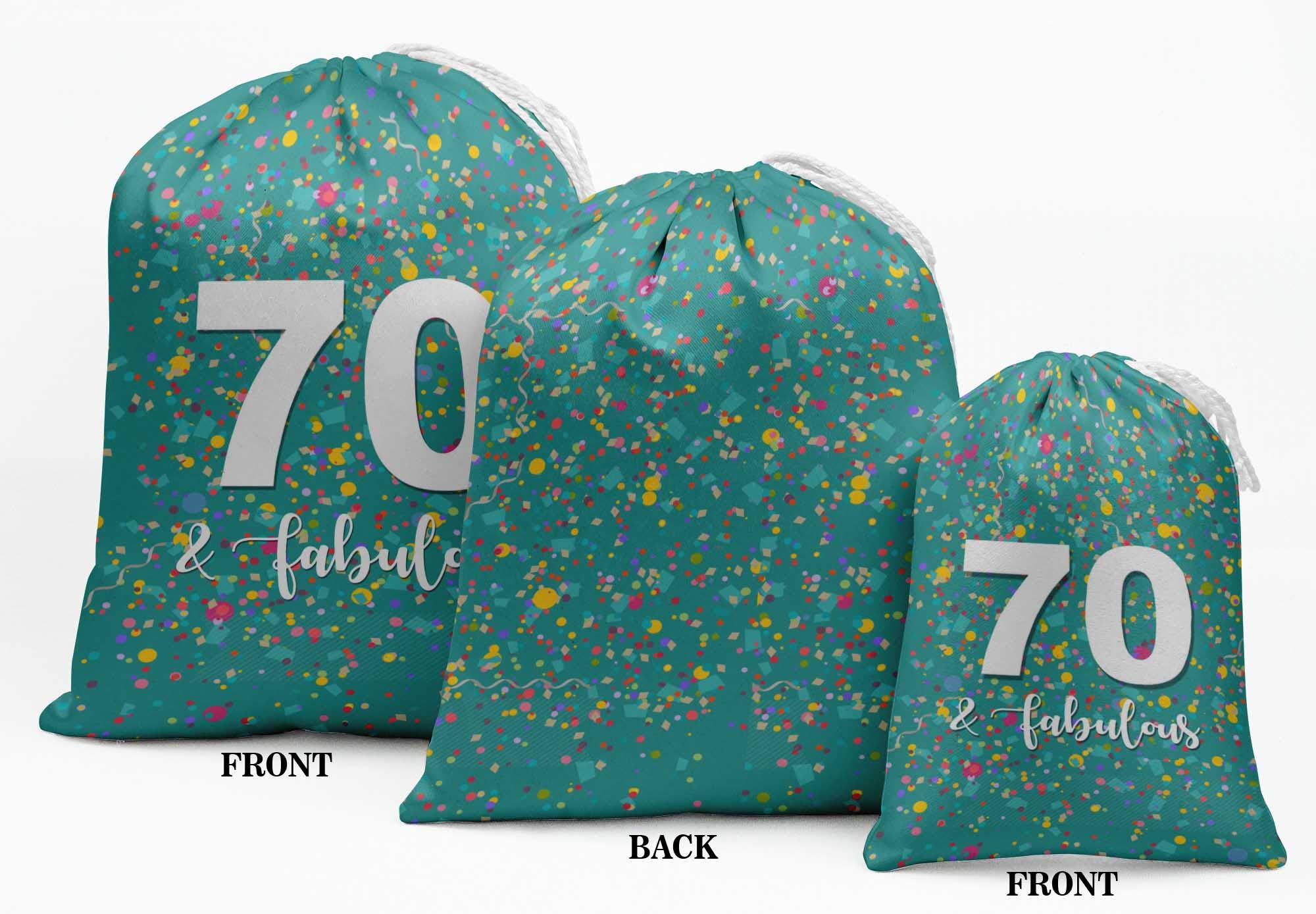 Custom Blue Birthday Party Favor Bags - 15pcs for Candy & Gifts
