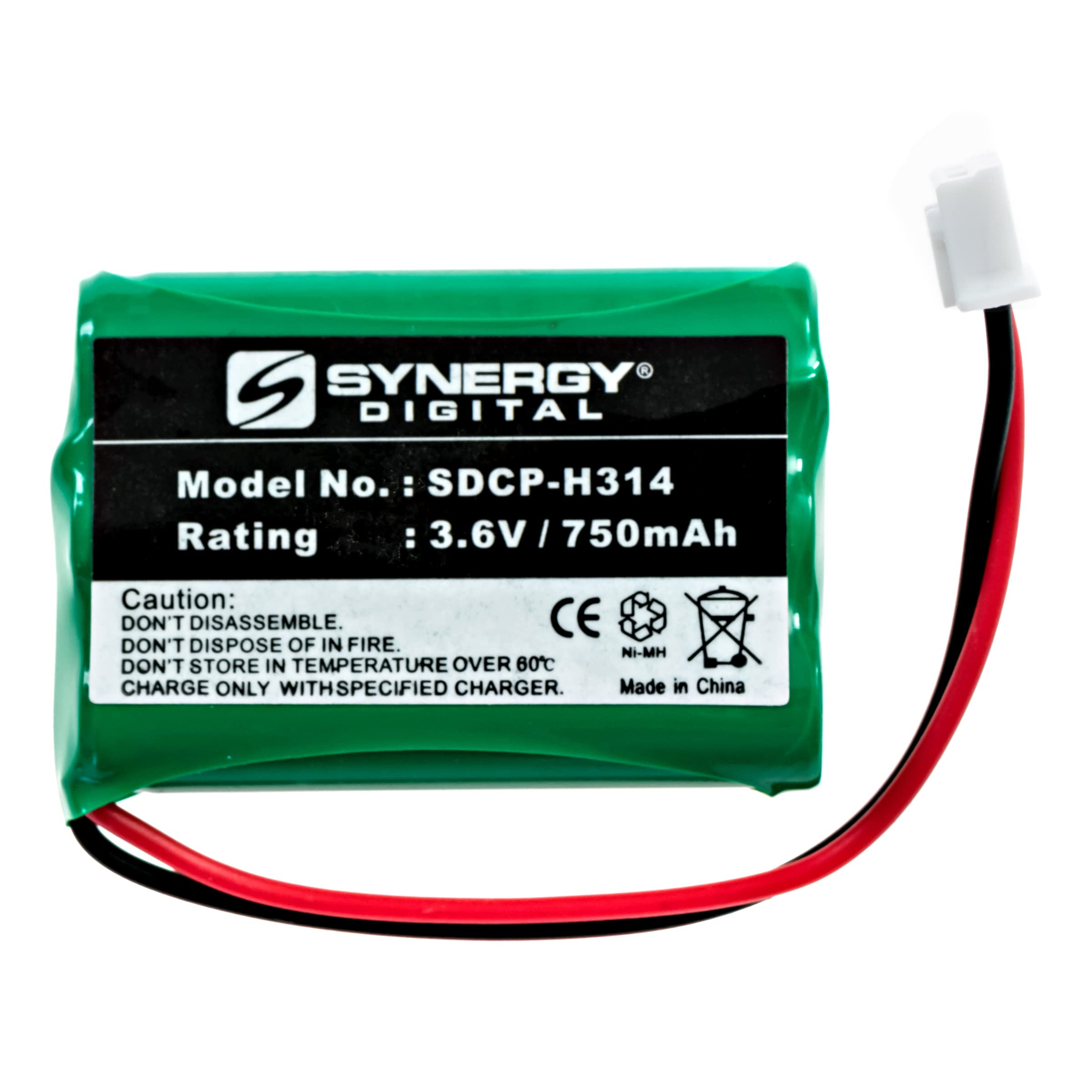 Teledex BATT-9600 Cordless Phone Battery Combo Pack - 3 x SDCP-H314 Replacement Batteries for Home & Office Use