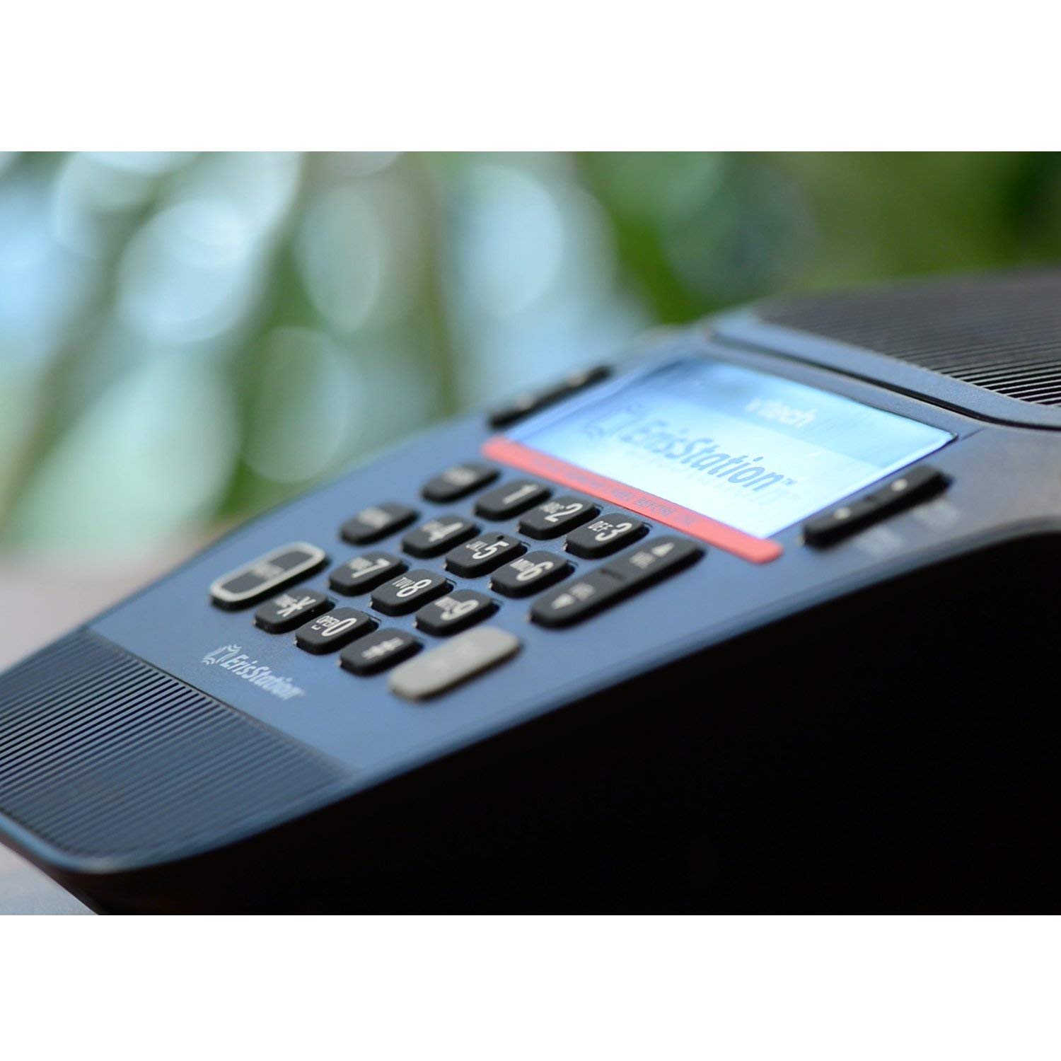 VTech VCS704 ErisStation DECT 6.0 Conference Phone with 4 Wireless Microphones - OrbitLink Wireless Technology (Renewed) - Ideal for Office Meetings, Conference Calls & Business Communications