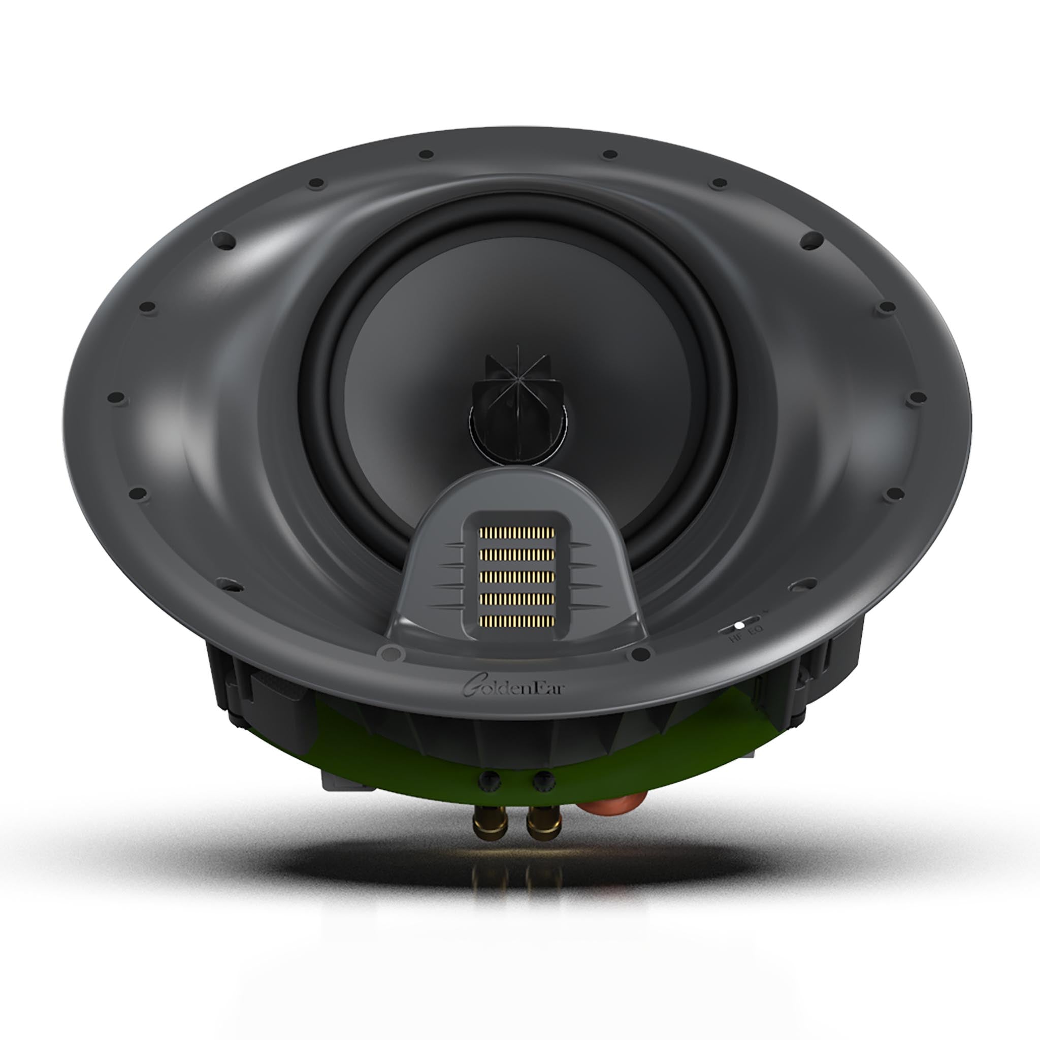 GoldenEar Invisa HTR 8000 In-Ceiling LCR Loudspeaker - High Performance Home Theater & Surround Sound System for Immersive Audio Experience (Single Speaker) - Perfect for Living Rooms, Home Theaters and Multi-Room Audio Setups