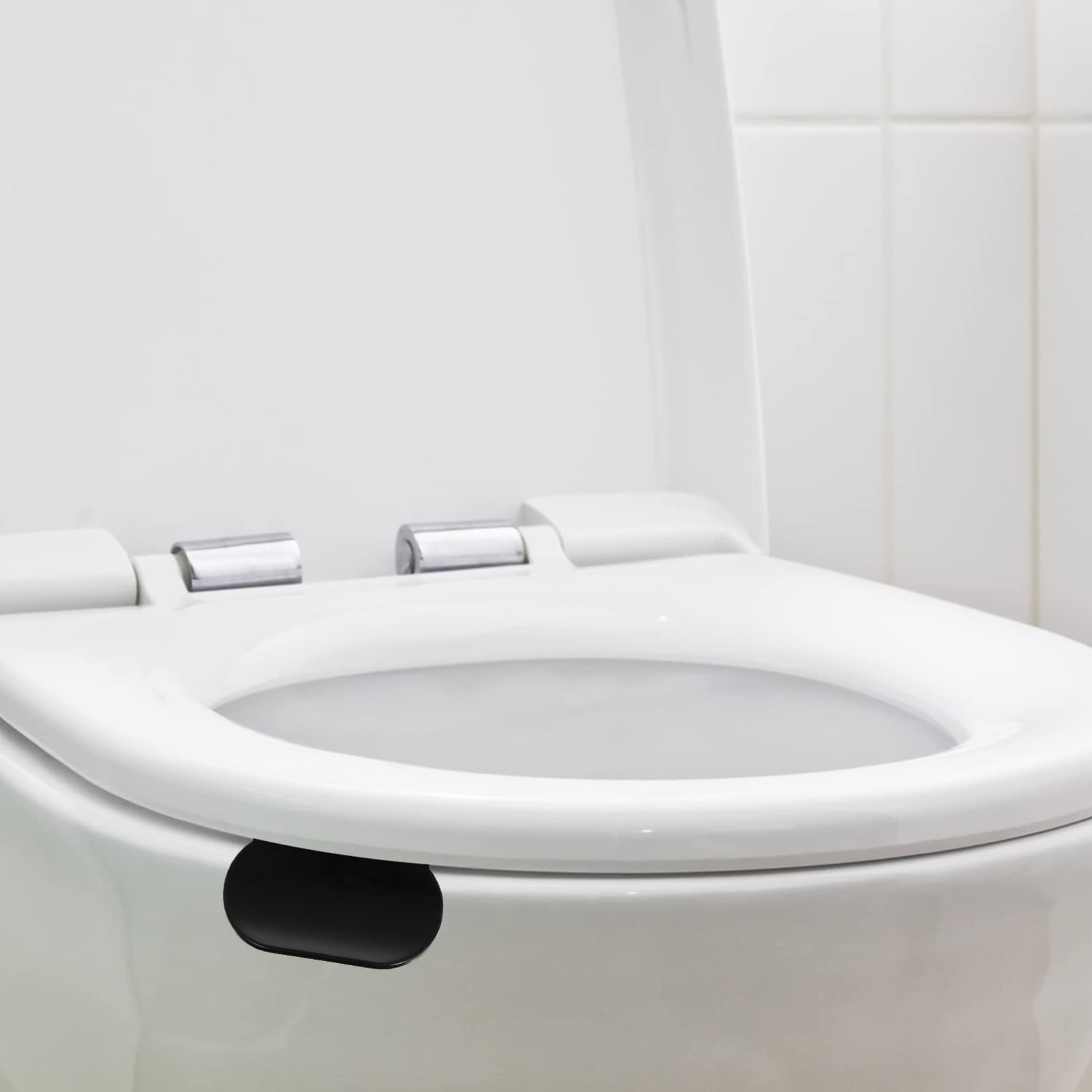 DOITOOL 4-Pack Toilet Seat Cover Lifters - Durable Bathroom Accessories for Home, Office, Hotel & Restaurant - Black (Ideal for Hands-Free Hygiene & Easy Cleaning)