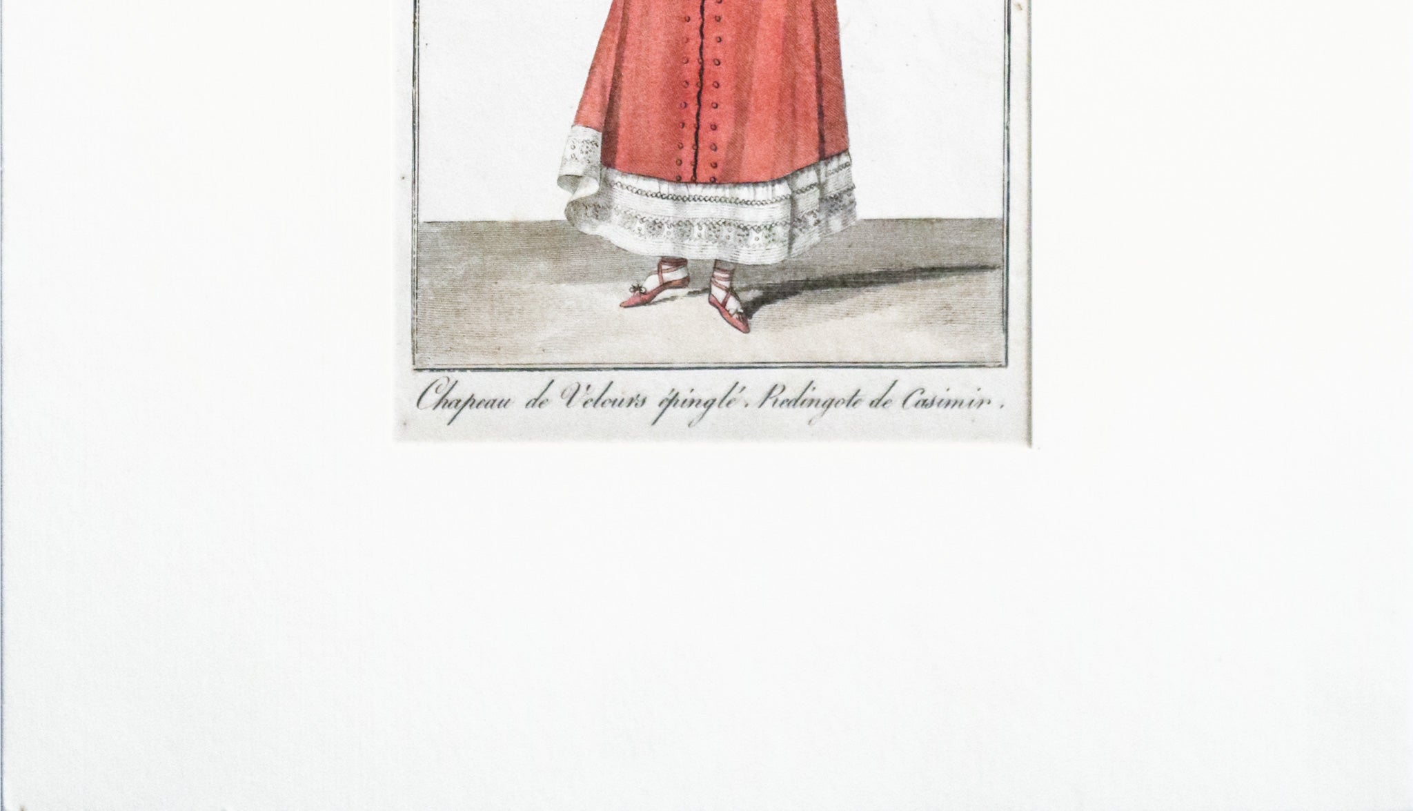1820s Parisian Ladies Fashion Costume Set of 2 - Vintage Historical Dress for Reenactment, Theater & Cosplay